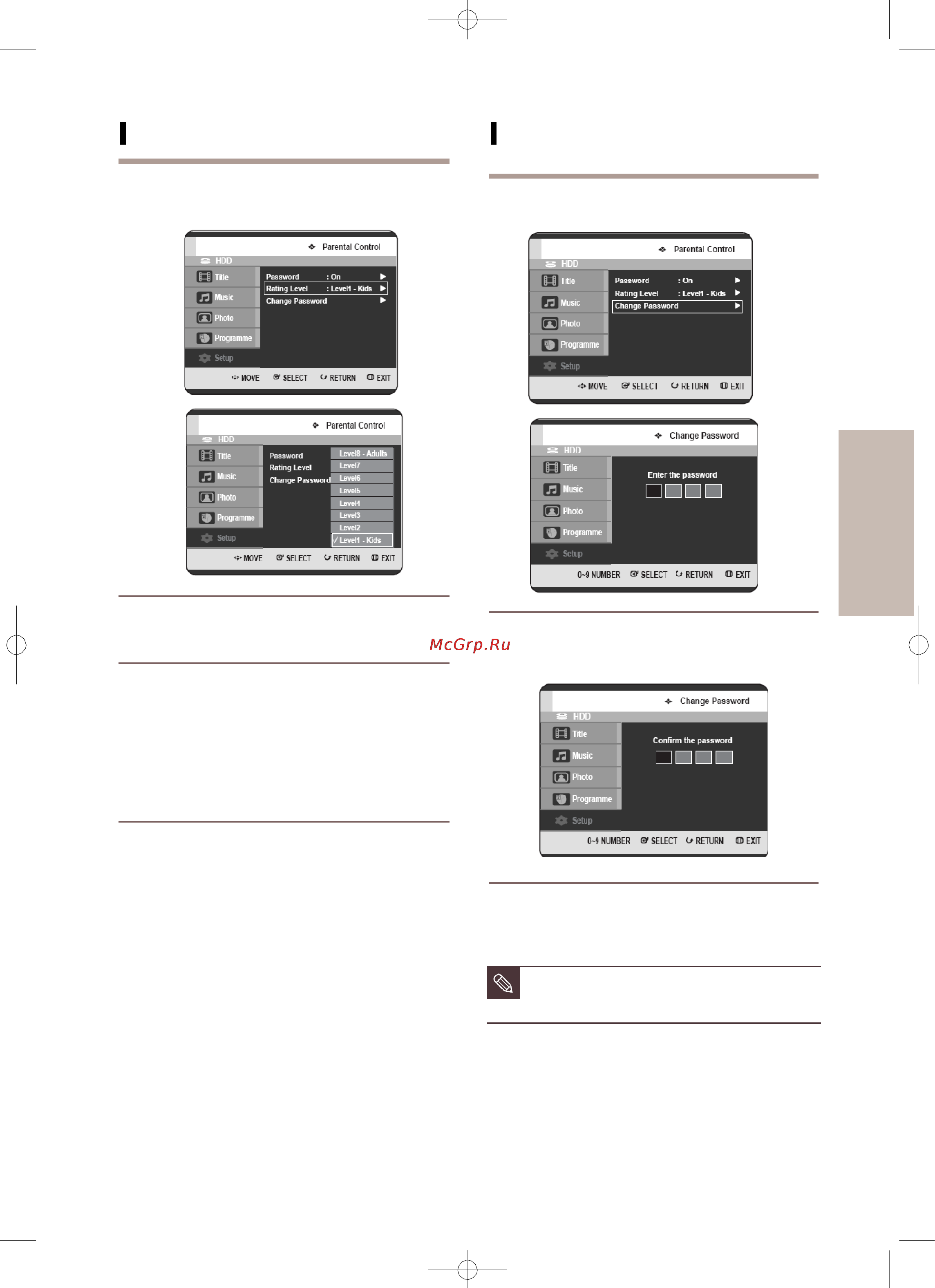 Toshiba RD-XS64SG [45/132] X о ч о