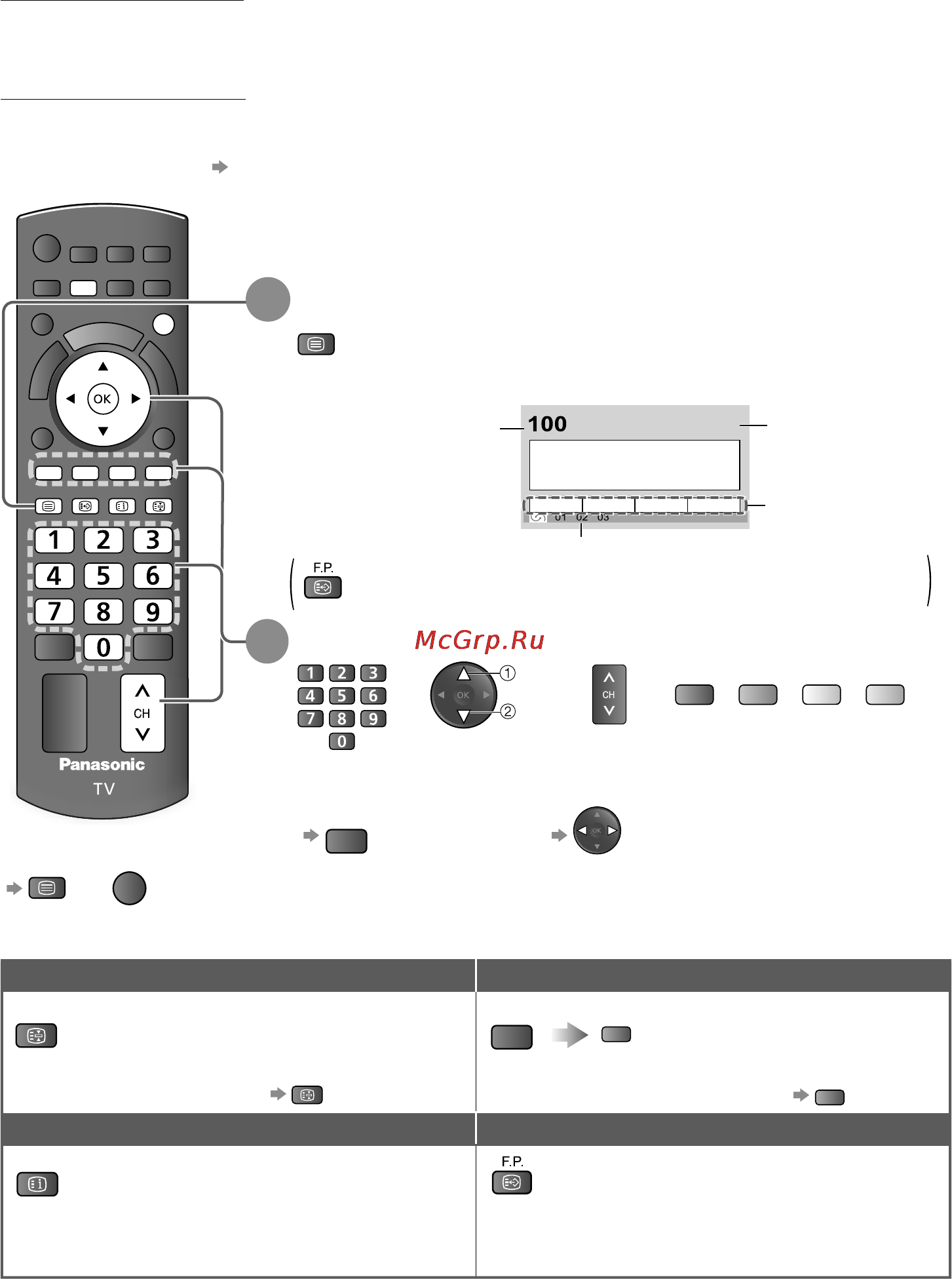Panasonic TX-LR32C20 [16/48] Возврат к главной индексной странице просмотр сохраненной любимой страницы