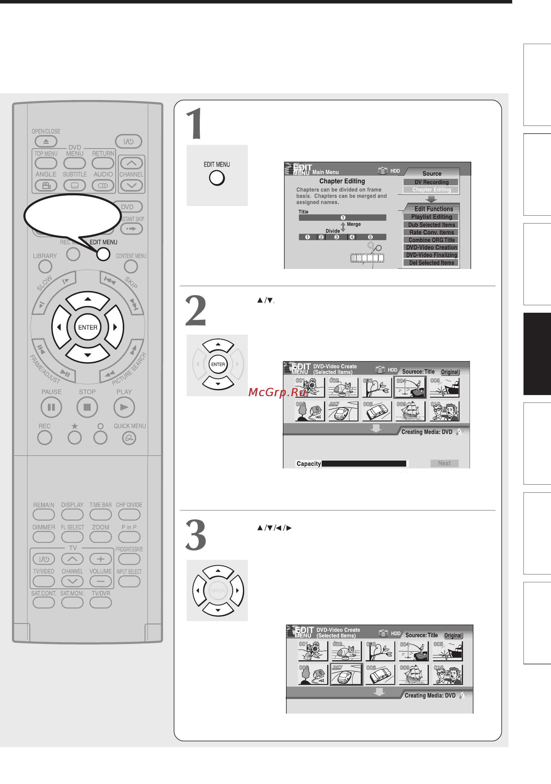 Toshiba RD-XS34SG [123/173] Старт
