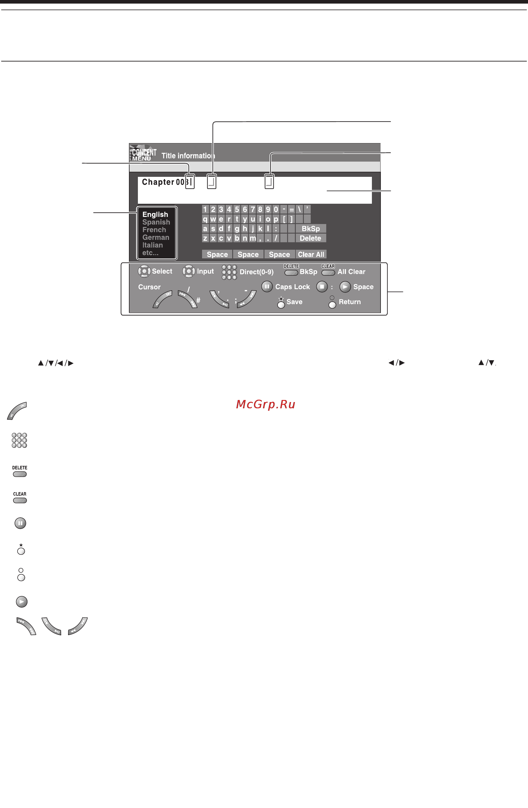 Toshiba RD-XS34SG [30/173] Ввод символов