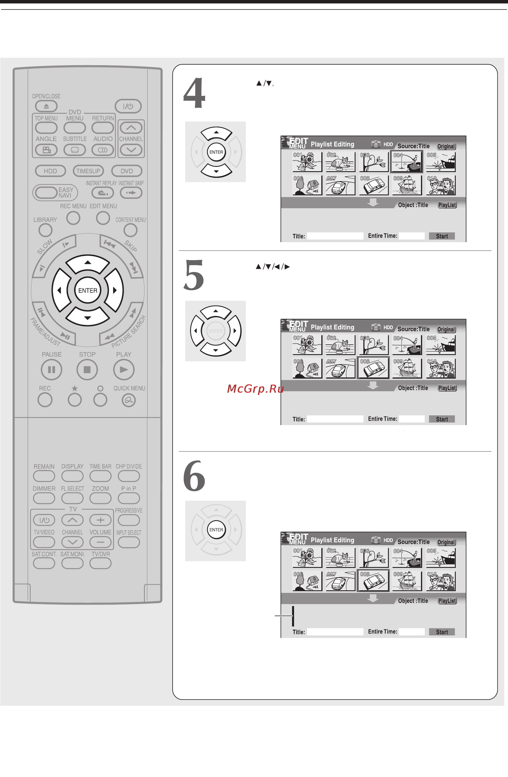 Toshiba RD-XS34SG [96/173] Редактирование