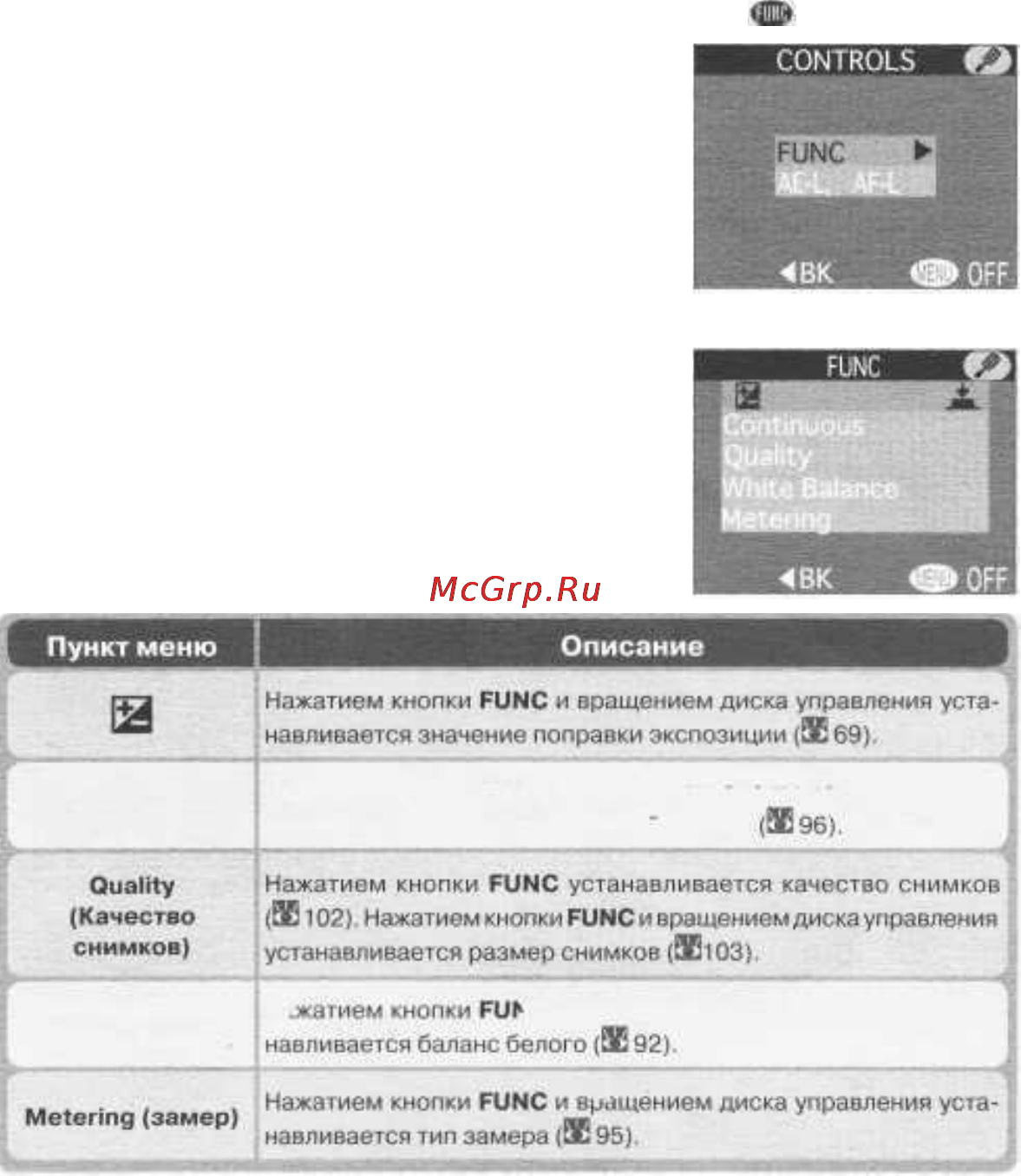 Nikon Coolpix 4500 [131/176] Персонификация управления фотокамерой меню controls
