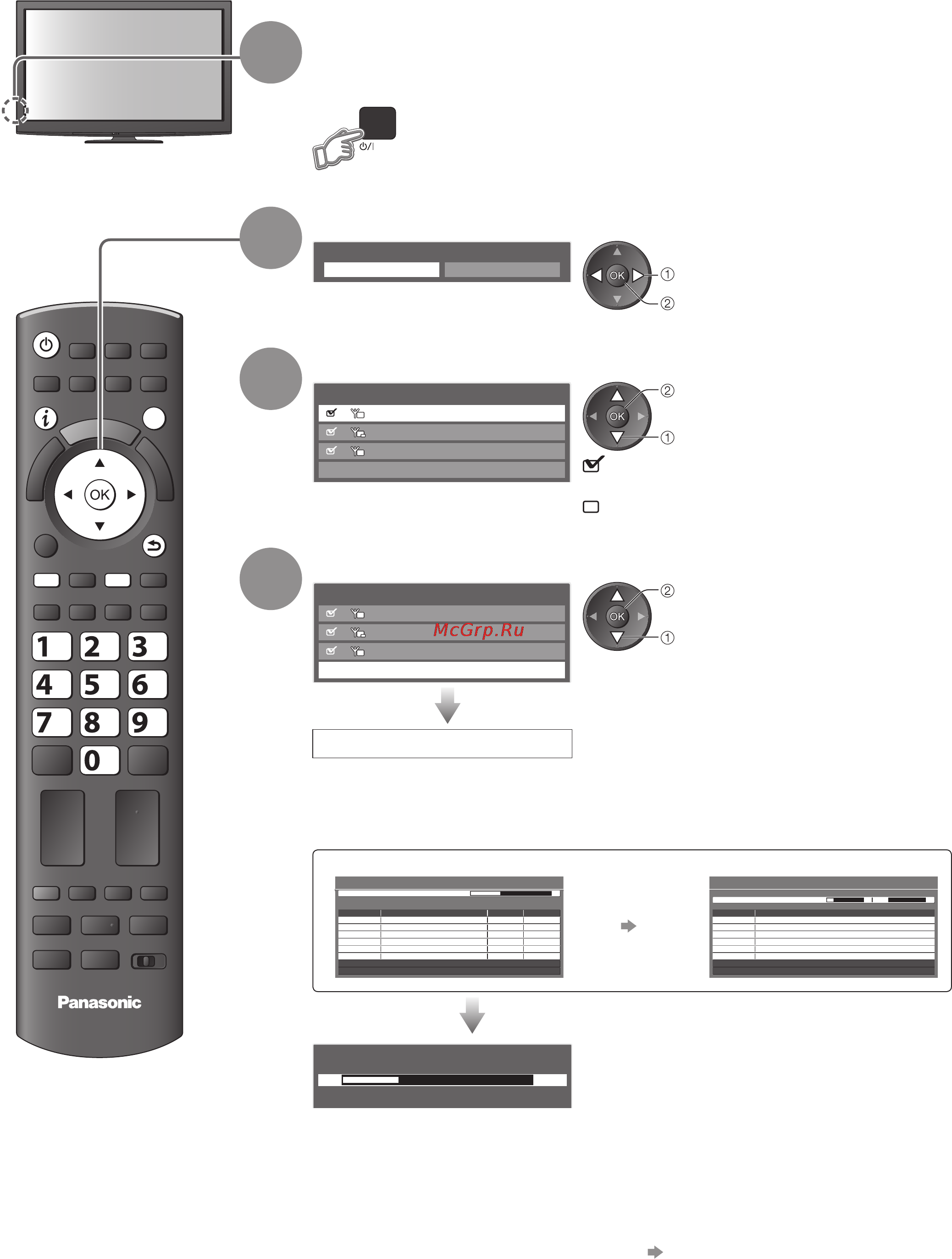 Panasonic TX-PR50 C2 [12/84] Выбор тв сигнала