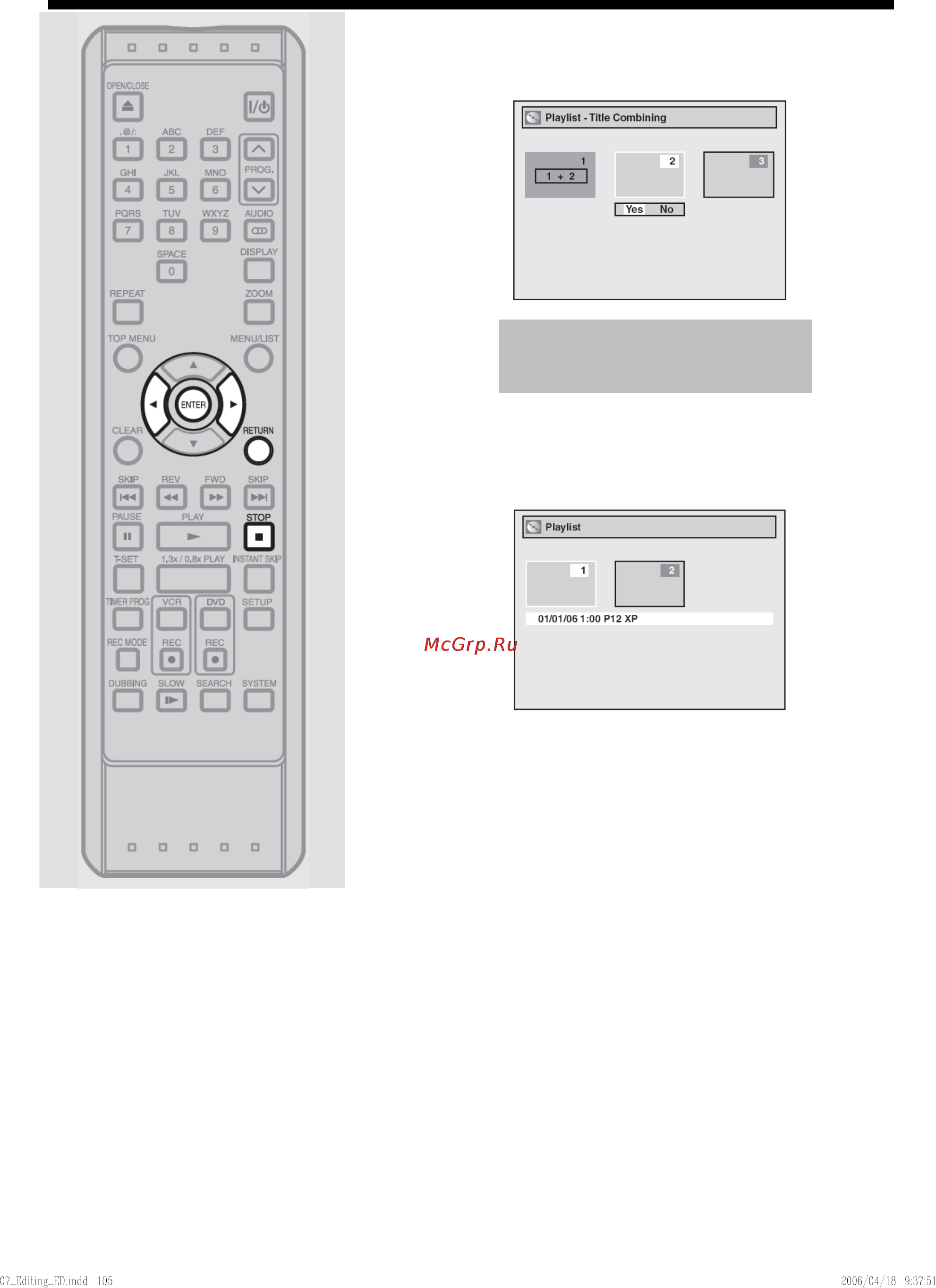 Toshiba D-VR40SE [108/148] Для