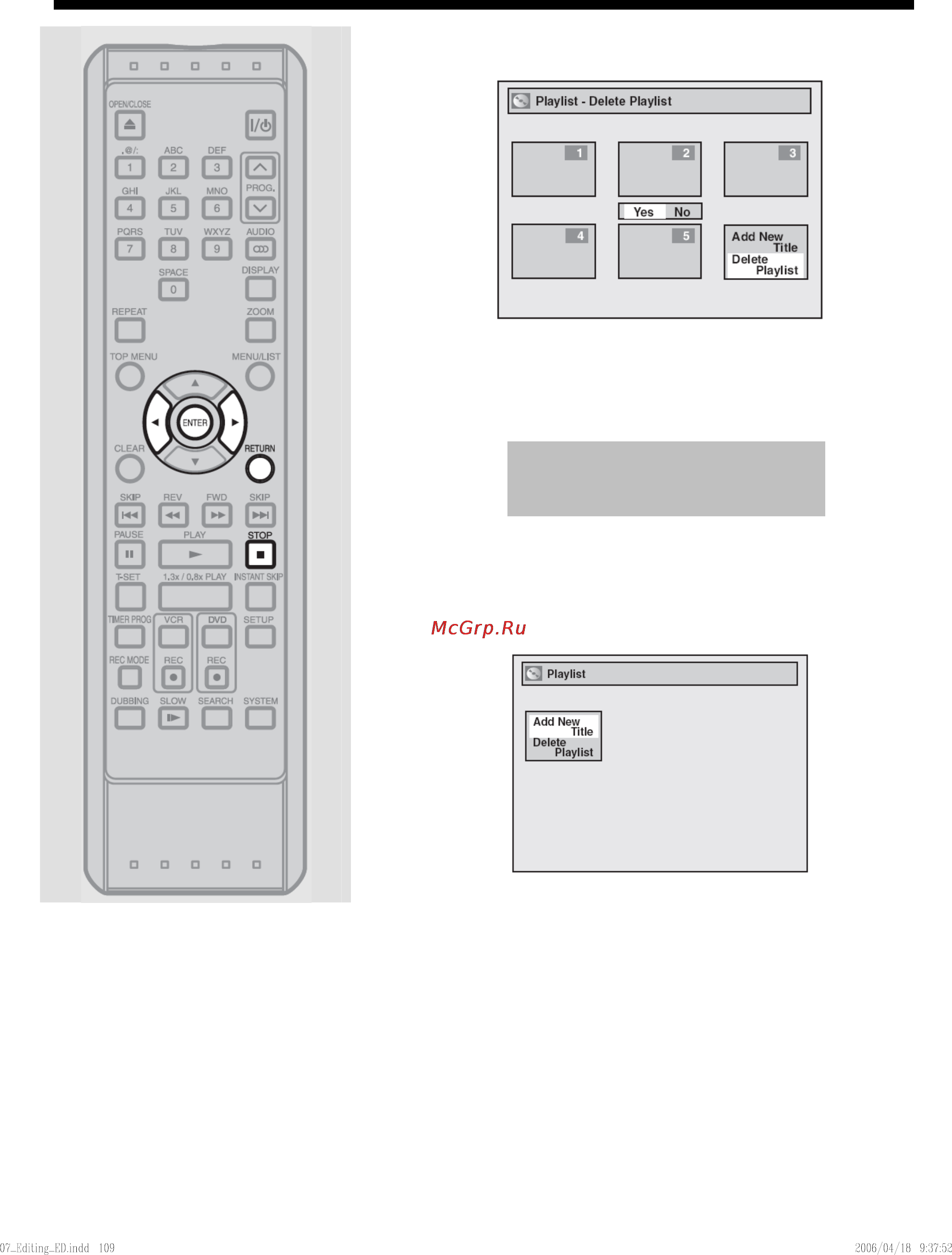 Toshiba D-VR40SE Инструкция по эксплуатации онлайн [112/148] 30242