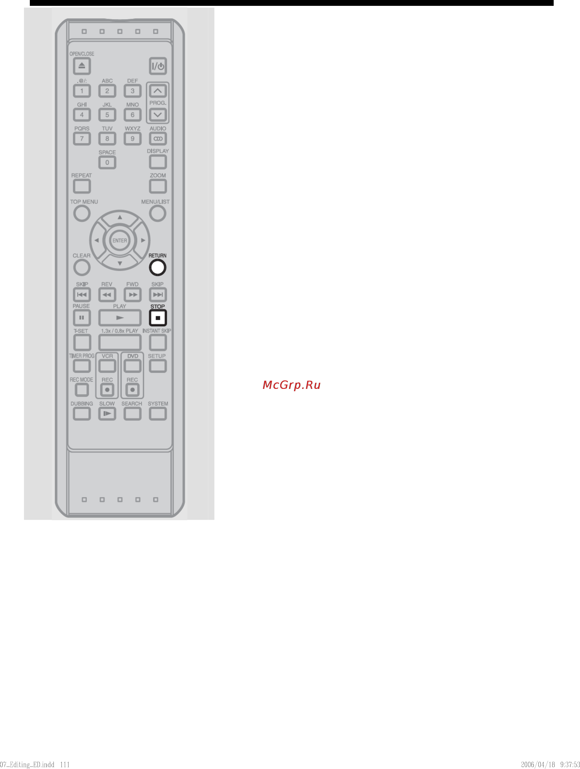 Toshiba D-VR40SE [114/148] Для выхода