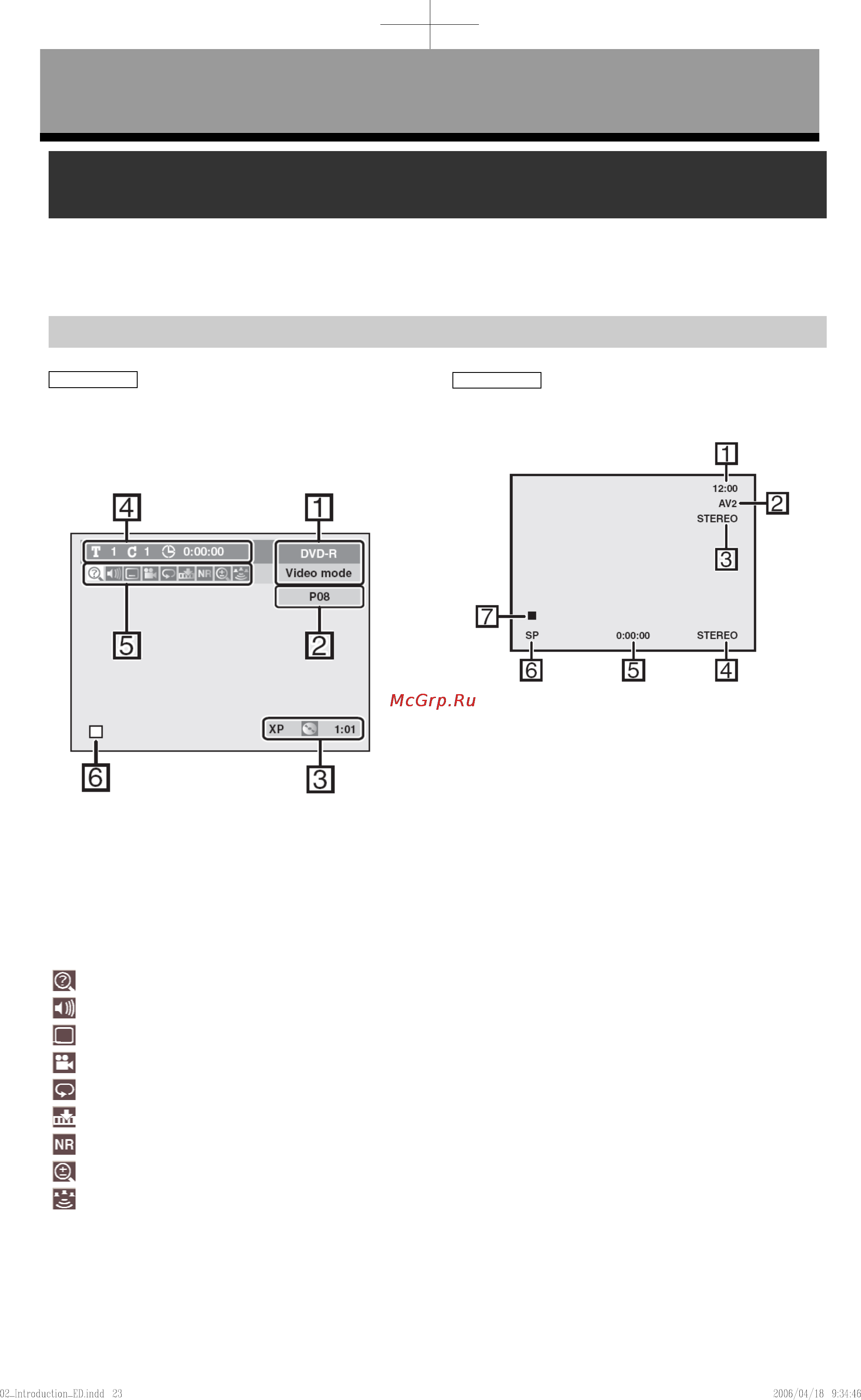 Toshiba D-VR40SE [24/148] Экранное меню