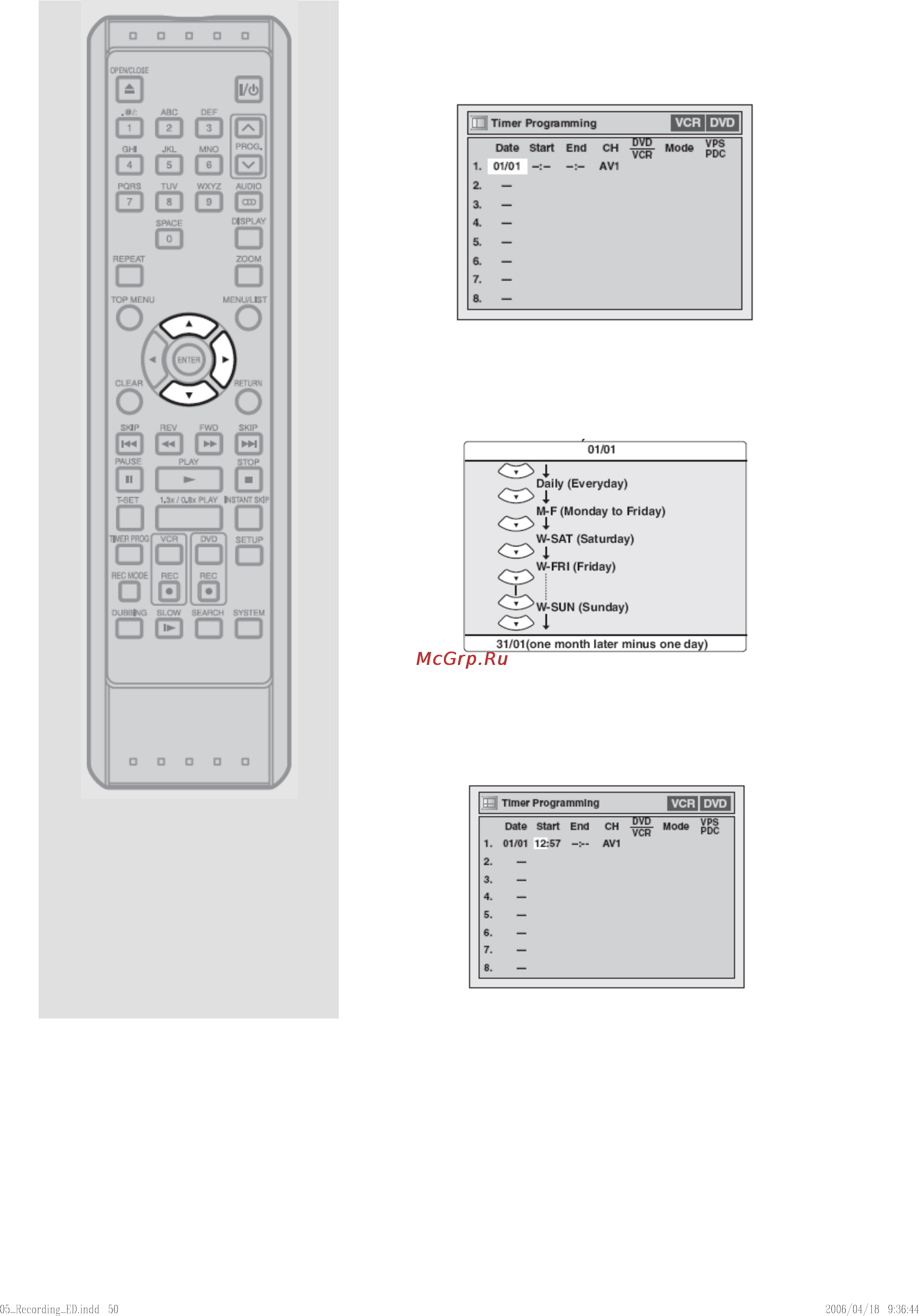 Toshiba D-VR40SE Инструкция по эксплуатации онлайн [53/148] 30242