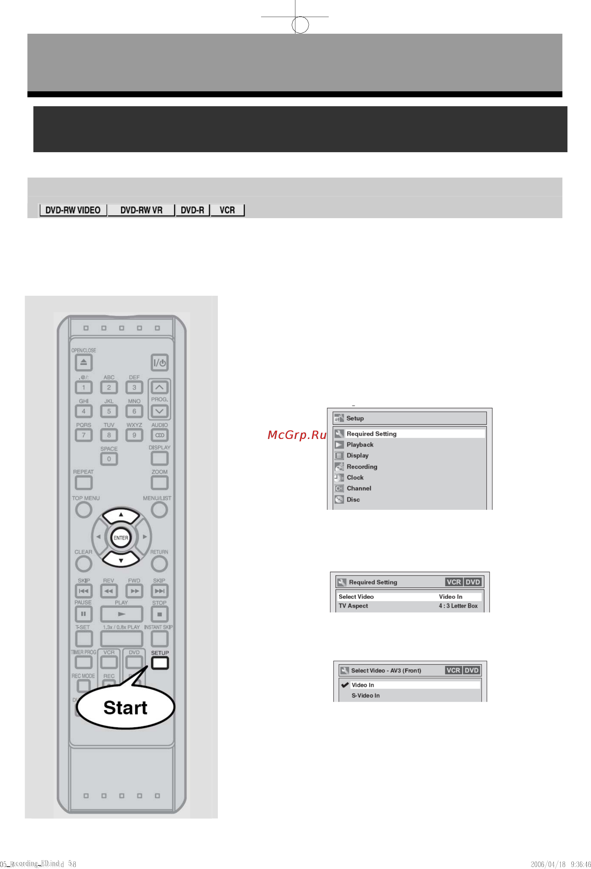 Toshiba D-VR40SE [61/148] Вн шнего оборудов
