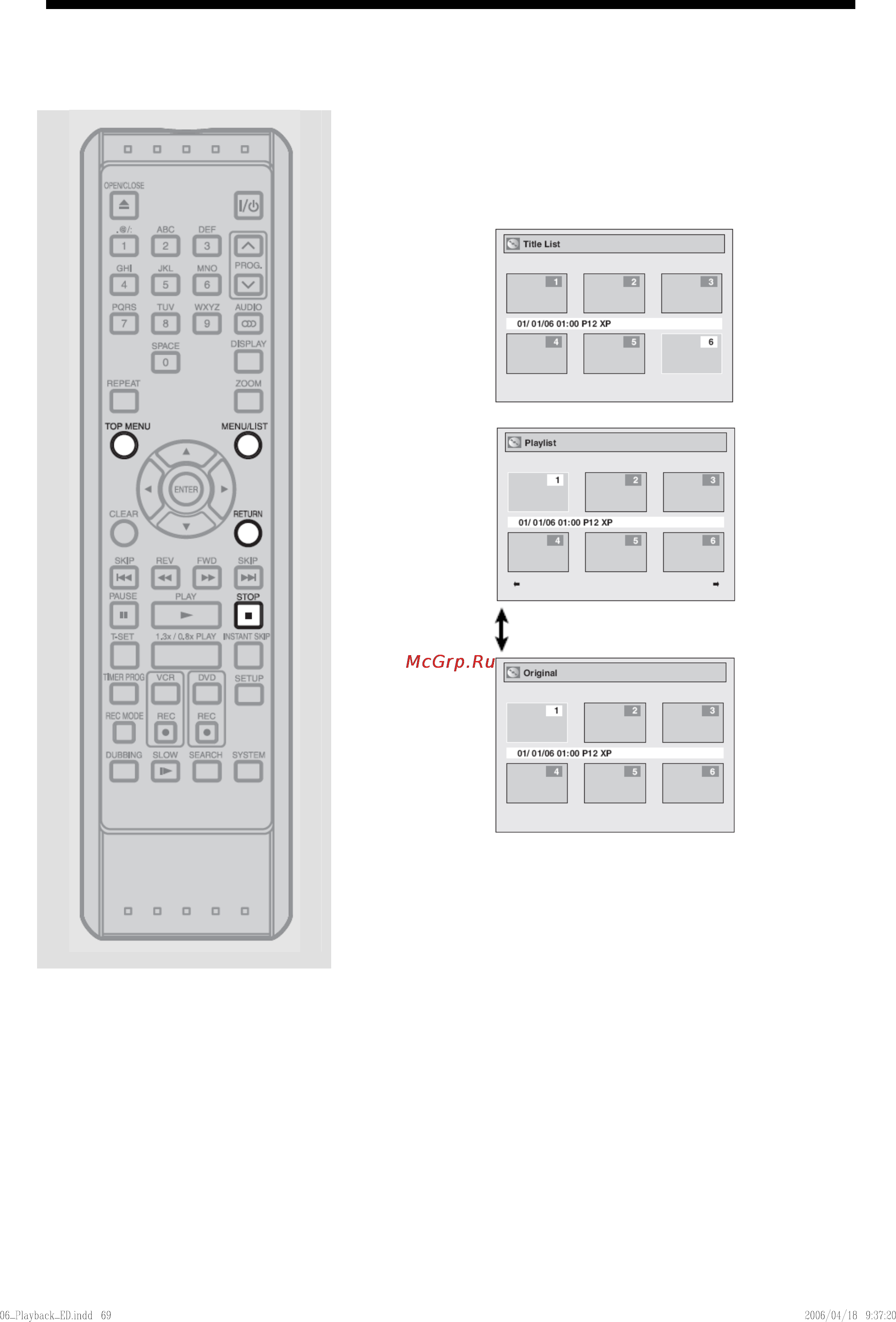 Toshiba D-VR40SE Инструкция по эксплуатации онлайн [72/148] 30242