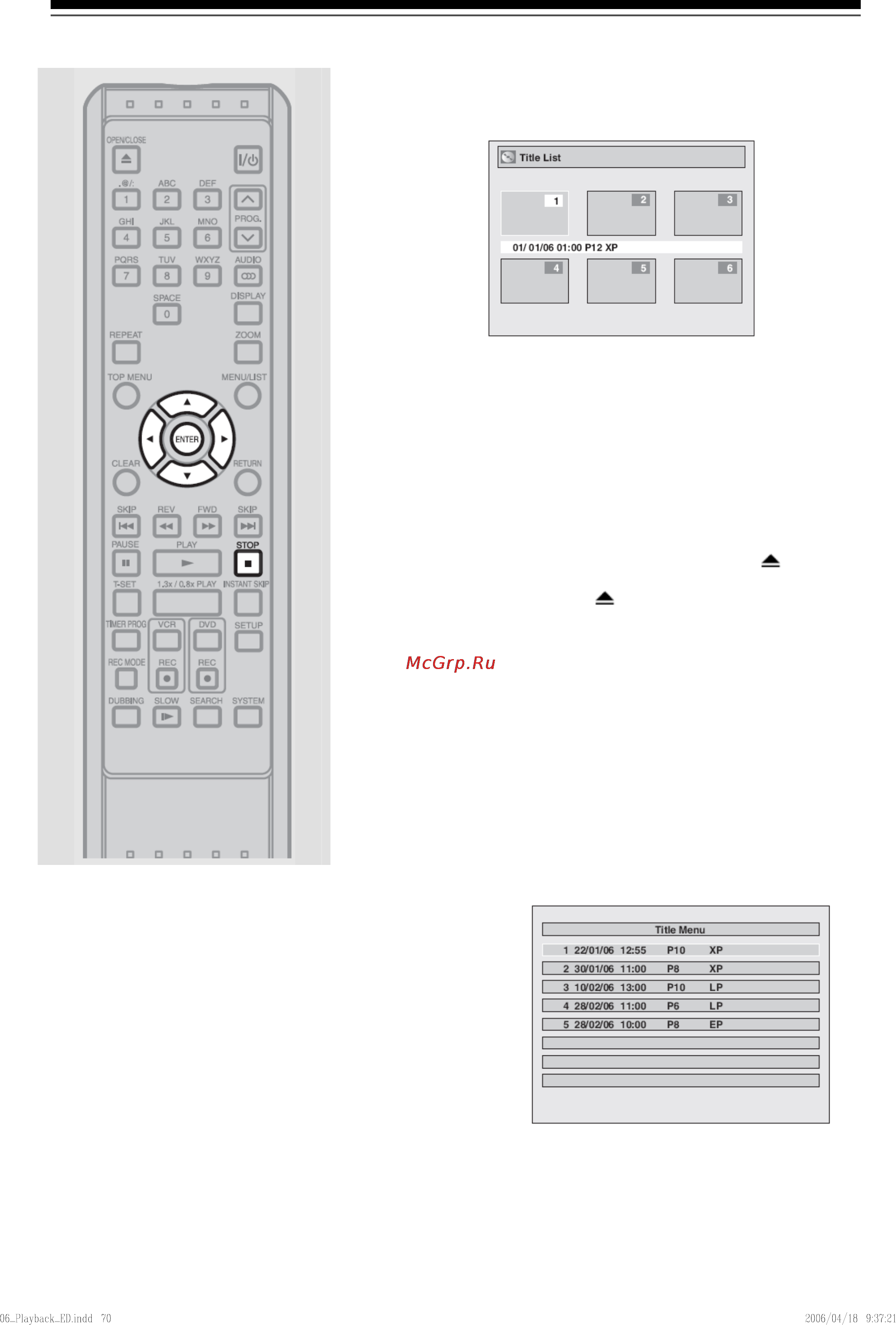 Toshiba D-VR40SE Инструкция по эксплуатации онлайн [73/148] 30242