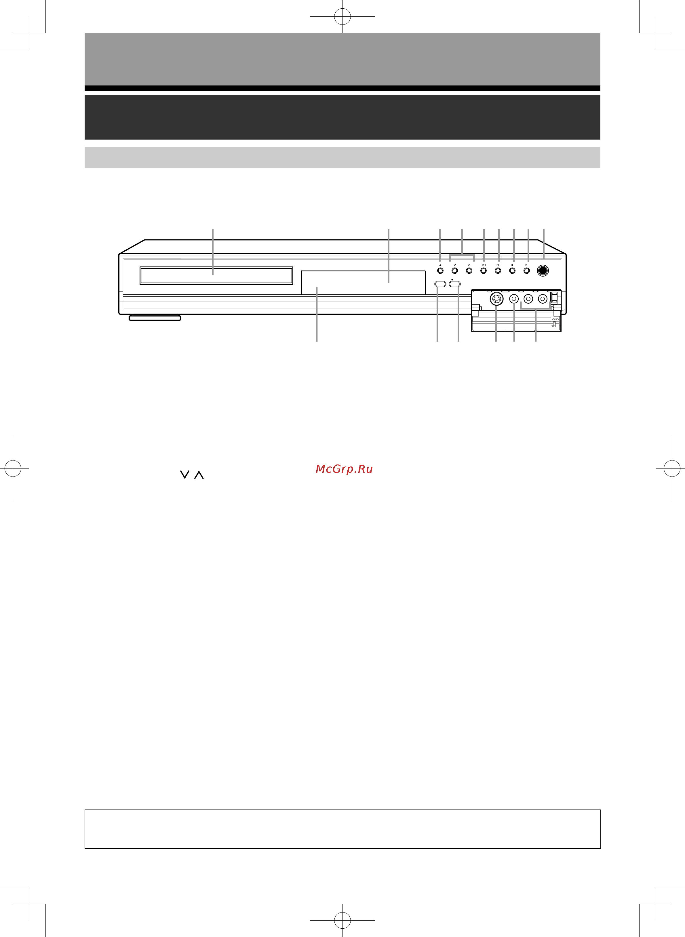 Toshiba D-R265SR [14/66] Указатель частей и органов управления