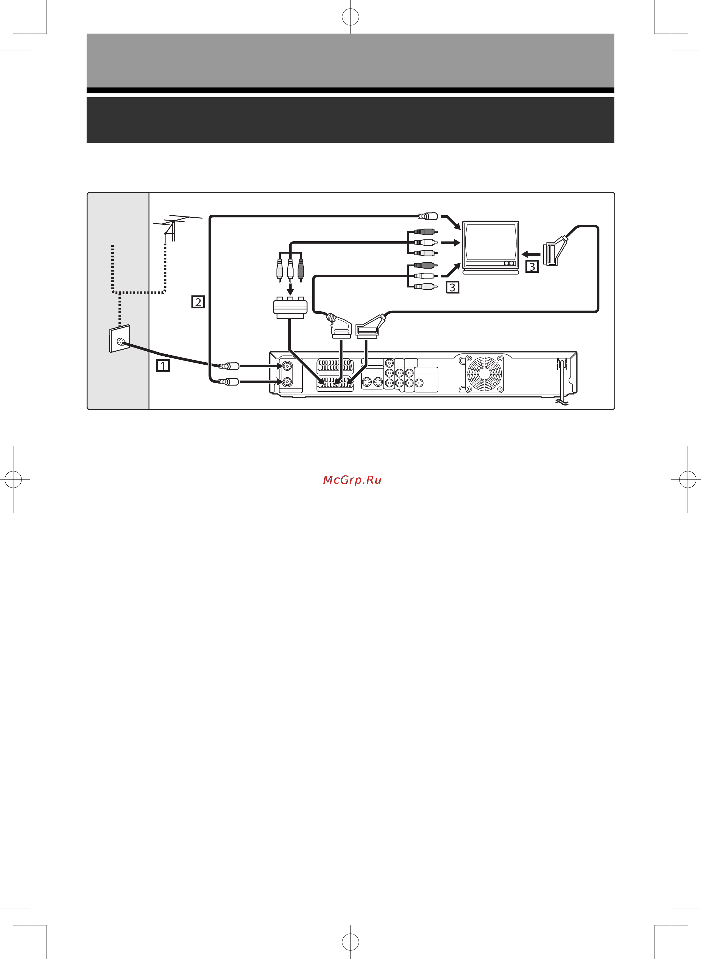Toshiba D-R265SR [24/66] Подсоединения
