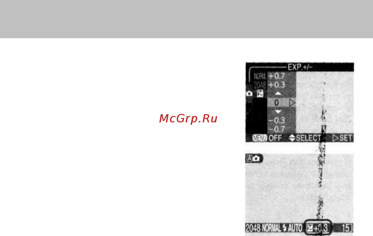Nikon Coolpix 3500 [61/106] Настройка экспозиции экспокоррекция