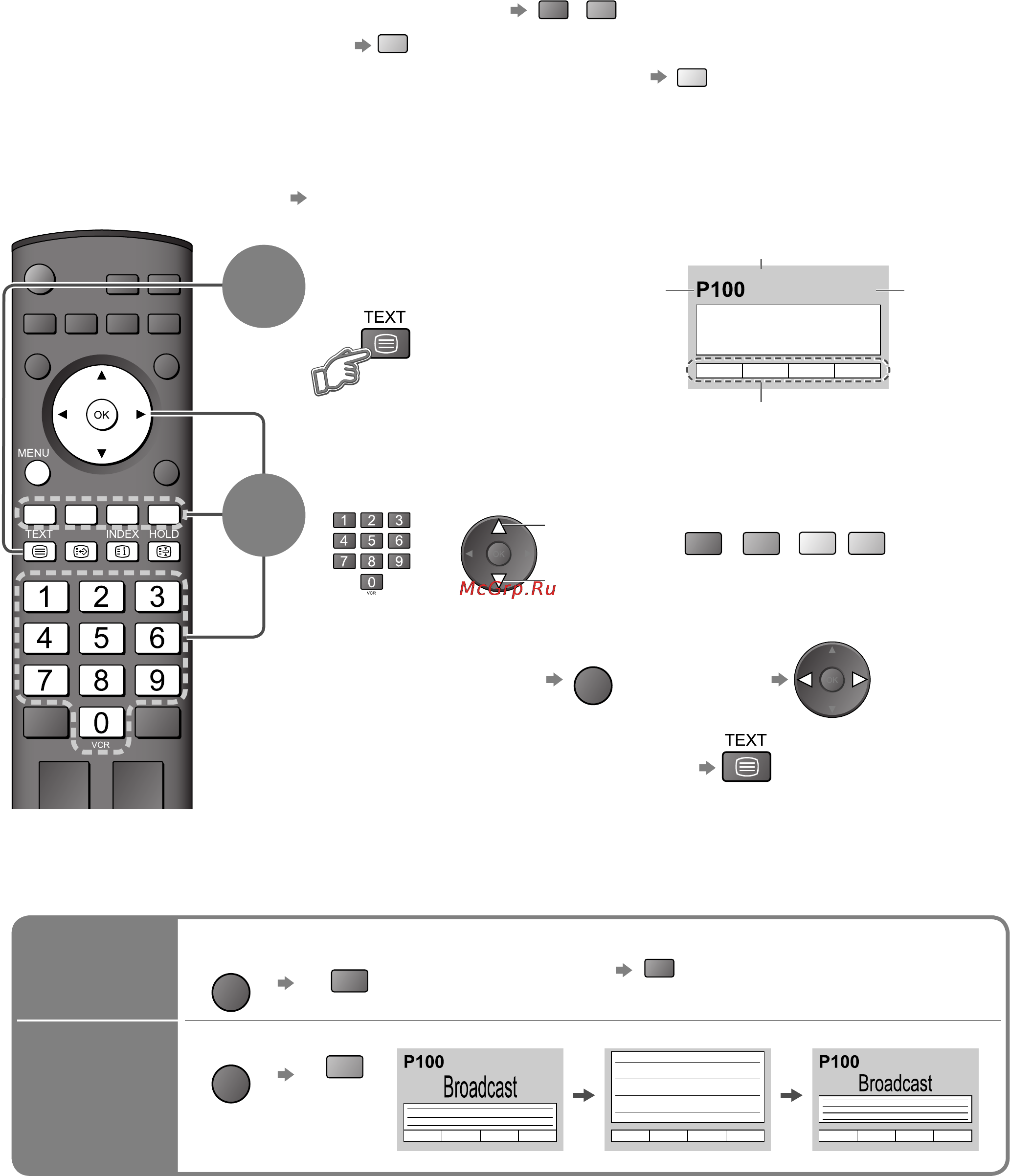 Panasonic TX-R37LZ85 [14/48] Просмотр телетекста