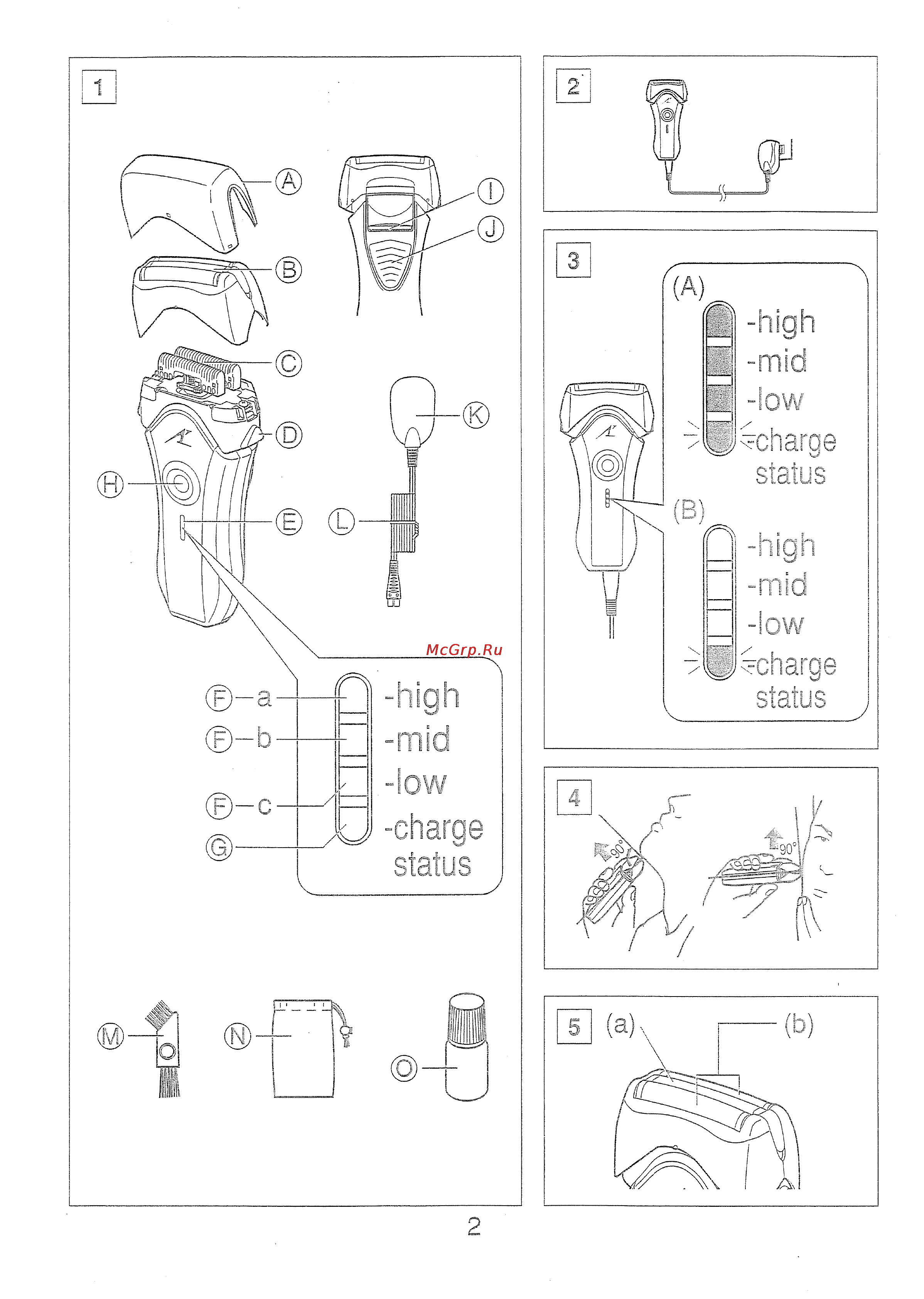 Panasonic ES 8807 Инструкция по эксплуатации онлайн [2/11] 734519