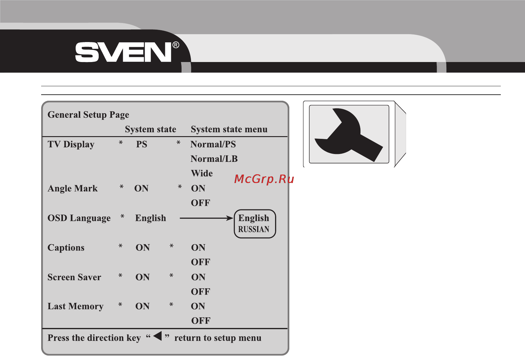 Sven HD-1090 [18/28] Ðóêîâîäñòâî ïîëüçîâàòåëÿ