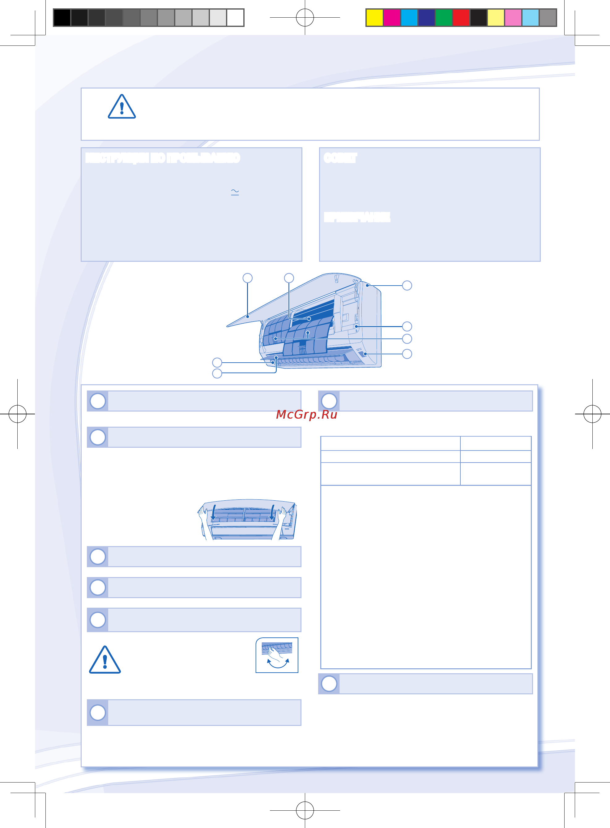 Panasonic CS-YW9MKD-1 [8/17] Инструкции по промыванию совет