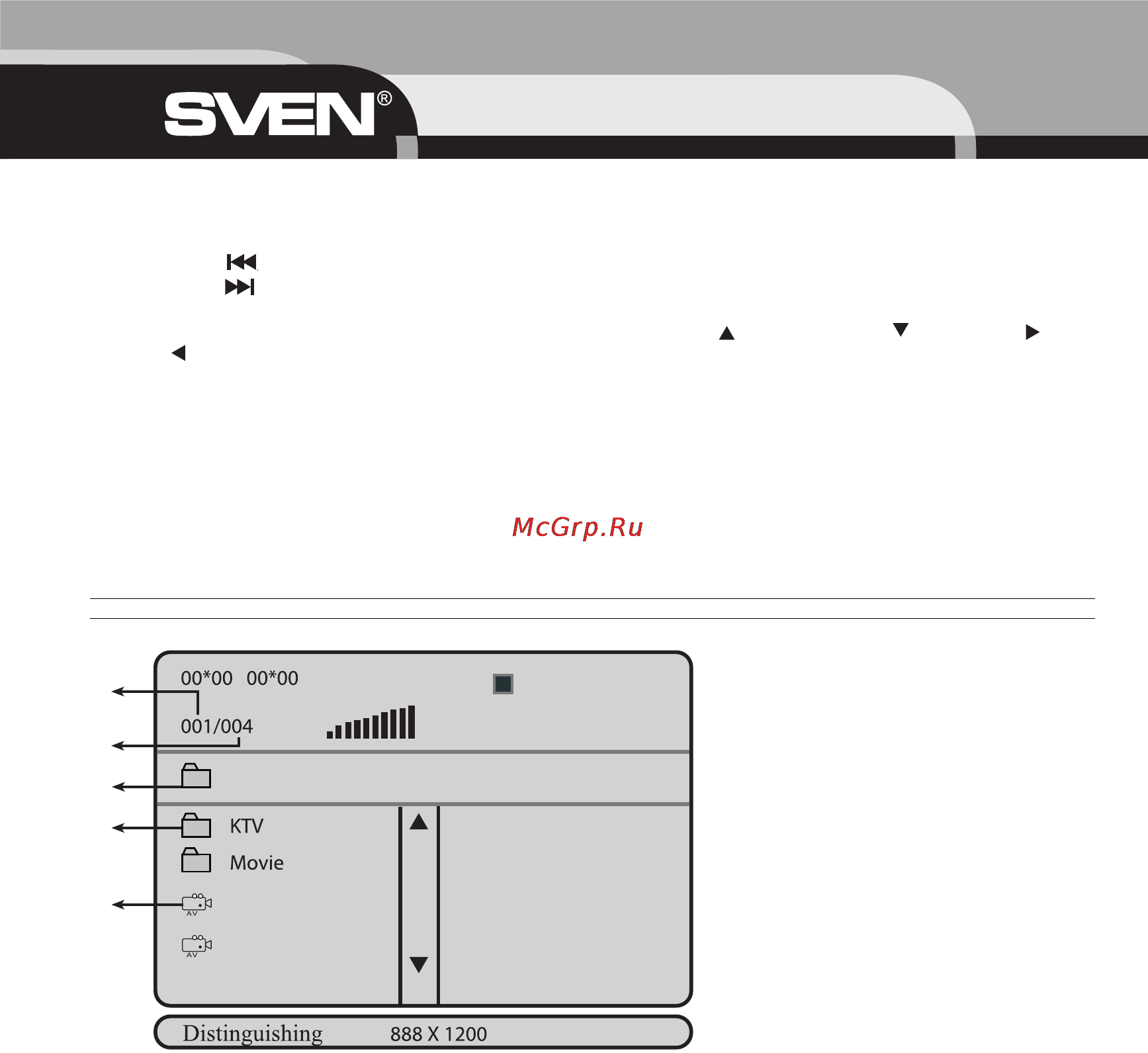 Sven HD-1085 [16/28] Ðóêîâîäñòâî ïîëüçîâàòåëÿ