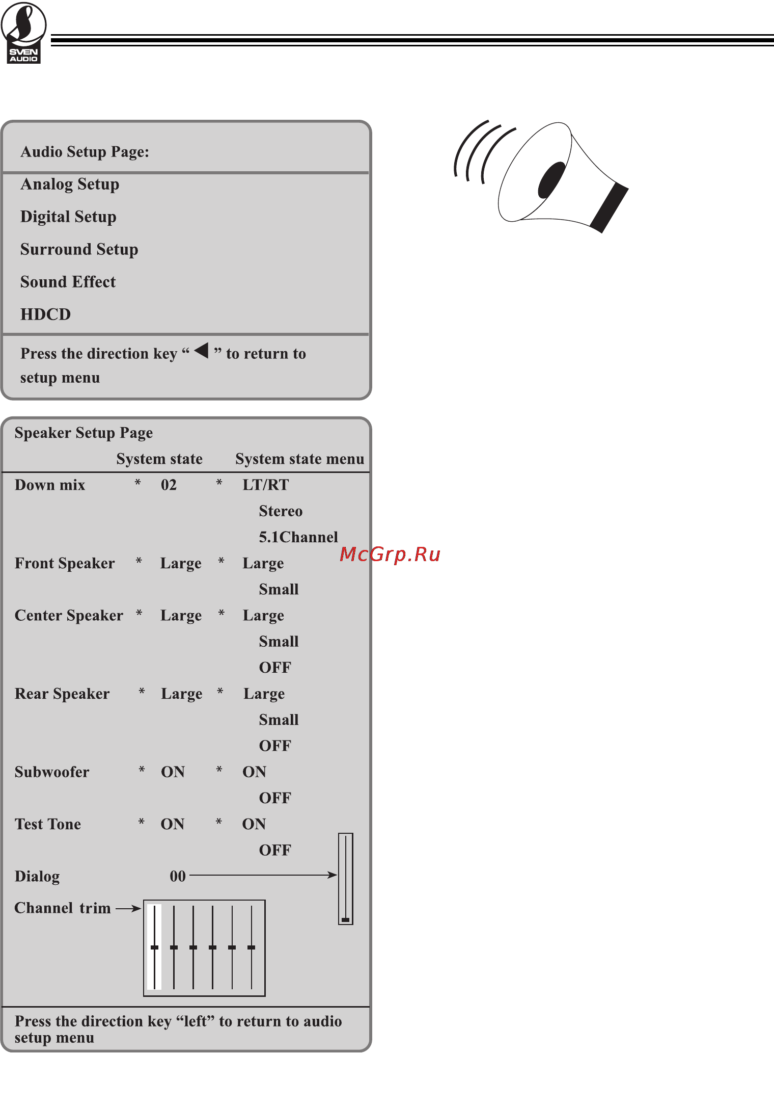 Sven HD-1070 [20/28] Dvd mpeg 4 divx проигрыватель hd 1070