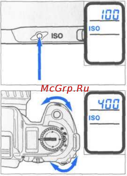 Minolta Dynax 600si Classic [19/94] Установка светочувствительности пленки вручную
