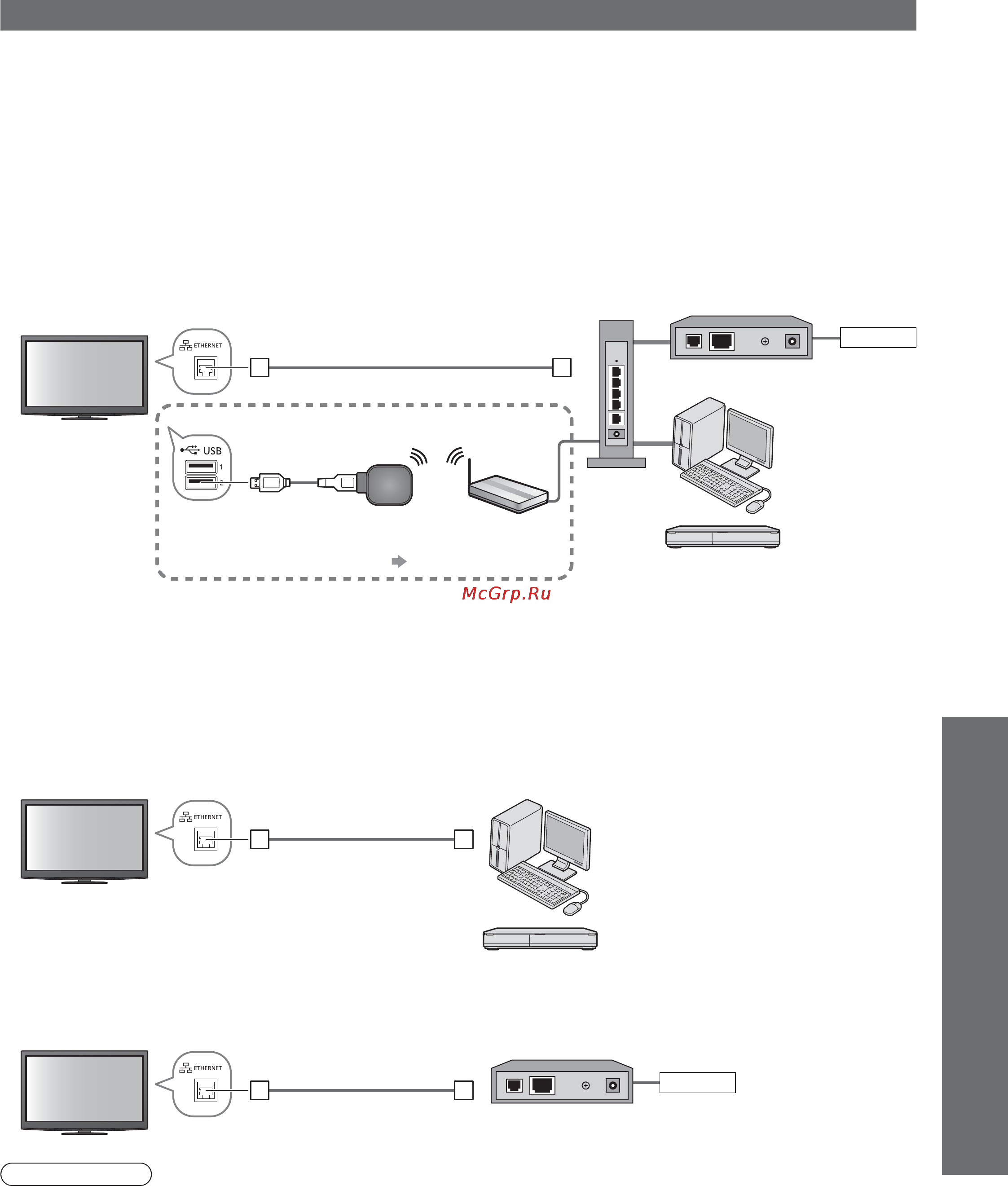 Panasonic TX-PR42 GT20 [63/92] Сетевые подключения