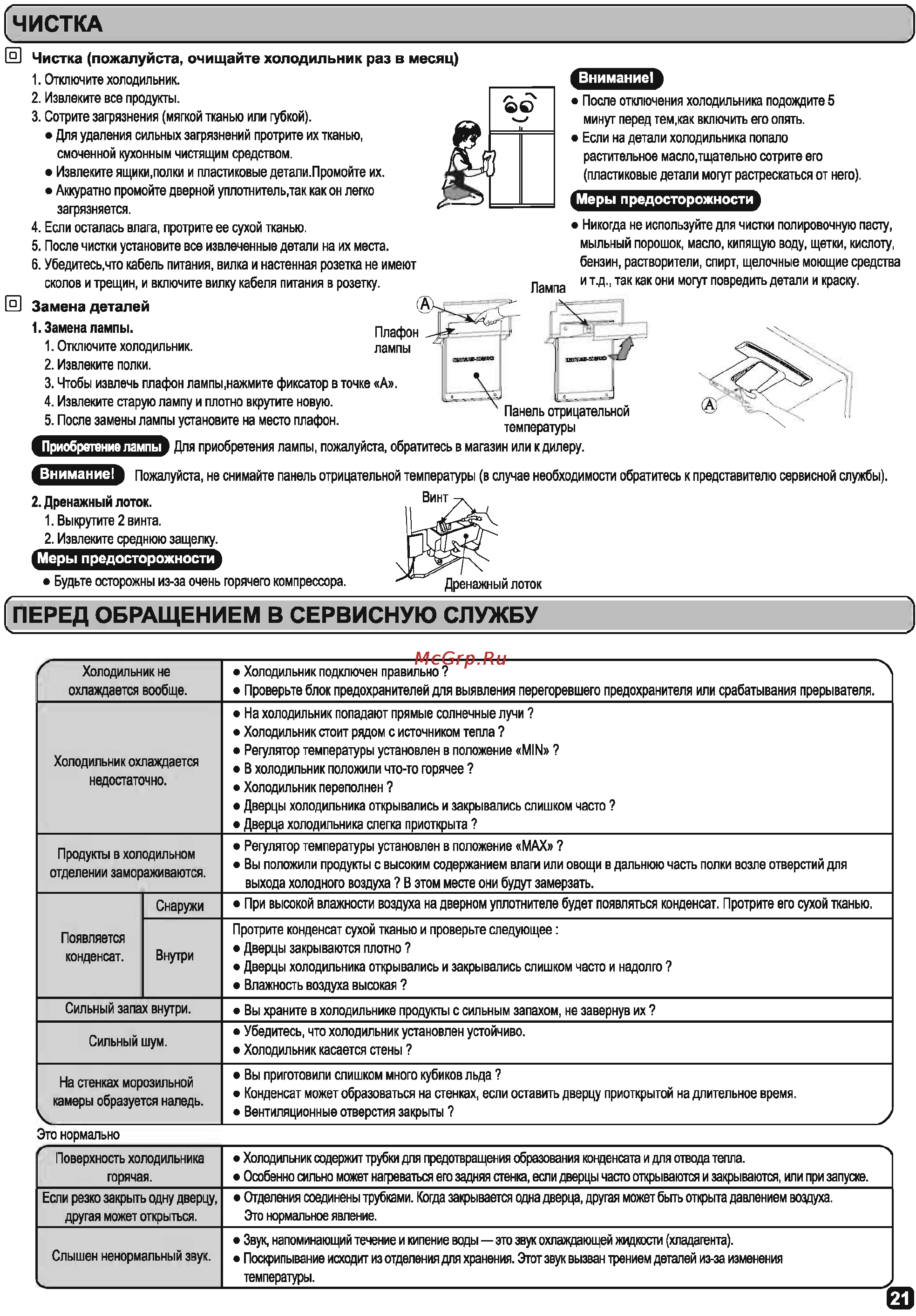 Hitachi R-W662 EU9 GBK [10/11] Замена деталей