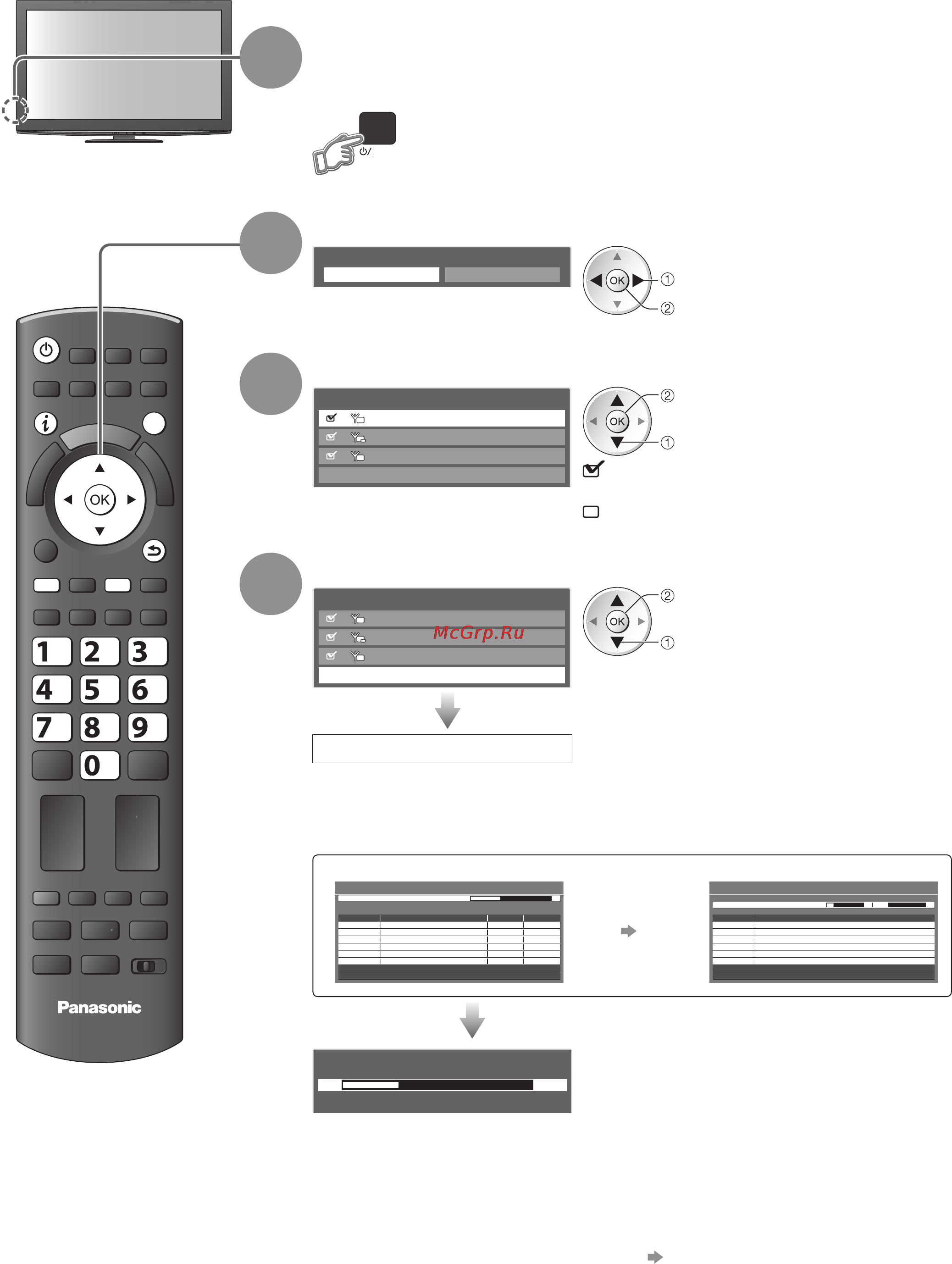 Panasonic TX-PR50 VT20 [12/92] Выбор тв сигнала