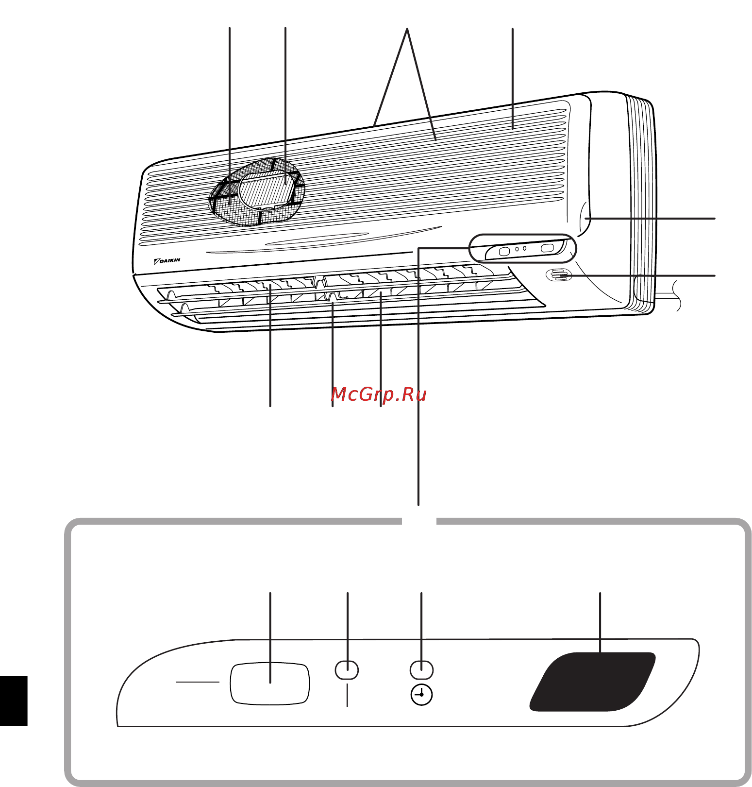 Daikin FT(Y)NS20-35CVMB Инструкция по эксплуатации онлайн [6/26] 30646