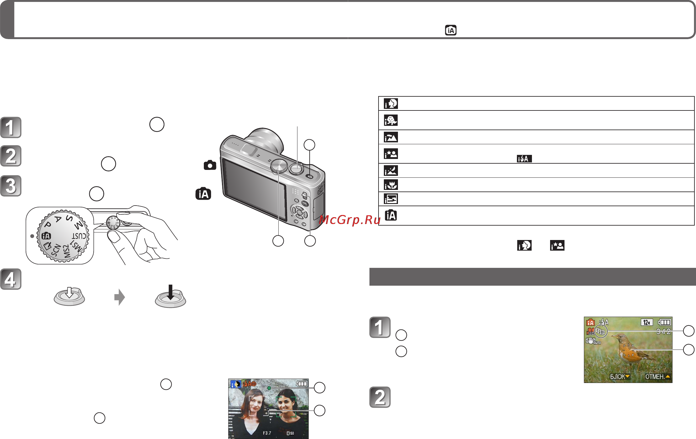 Panasonic DMC-TZ10EE-R Red [11/16] Фотосъемка с автоматическими установками