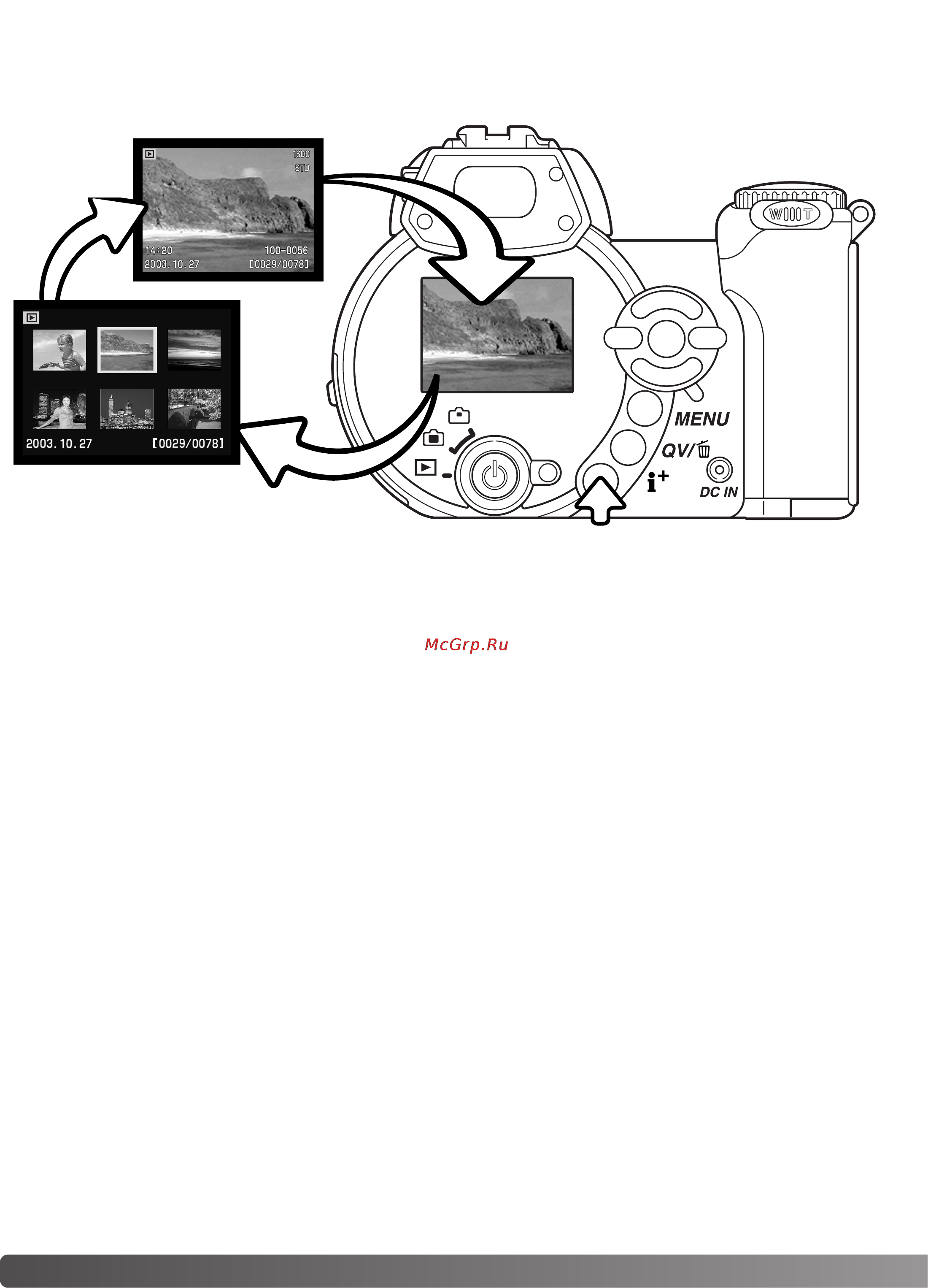 Minolta Dimage Z1 [32/116] Кнопка вывода информации i