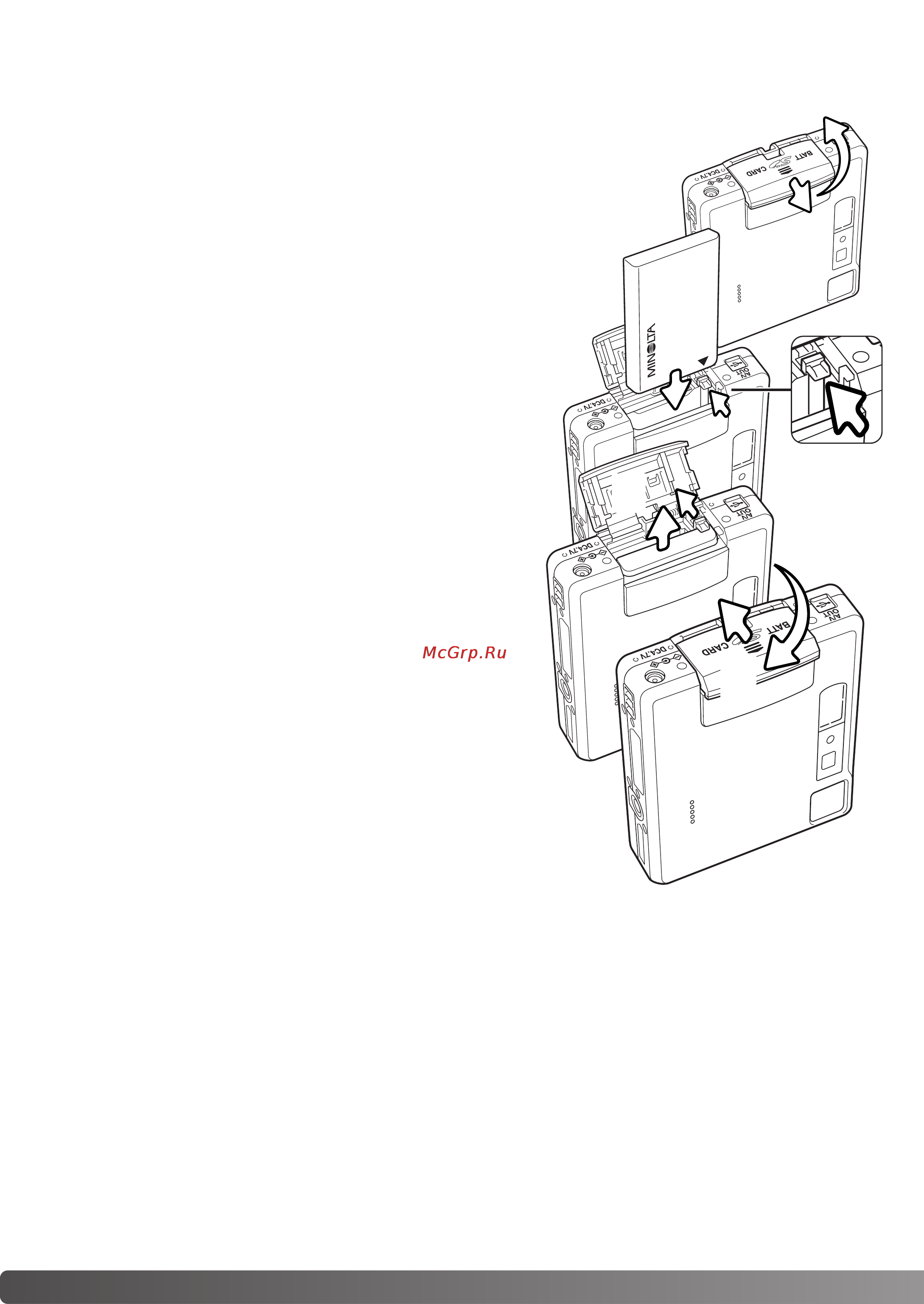 Minolta Dimage Xt [14/112] Подготовка камеры к работе и включение