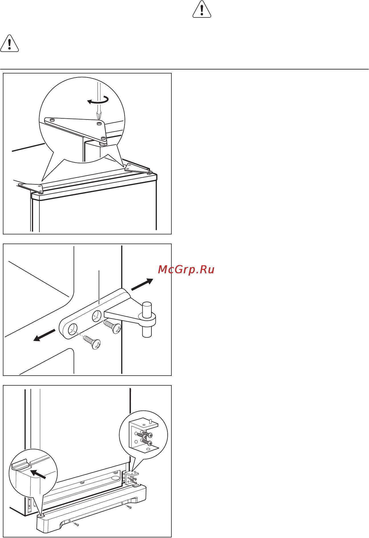 Electrolux ENF4450AOW [45/68] Kapı açılma yönünün değiştirilmesi