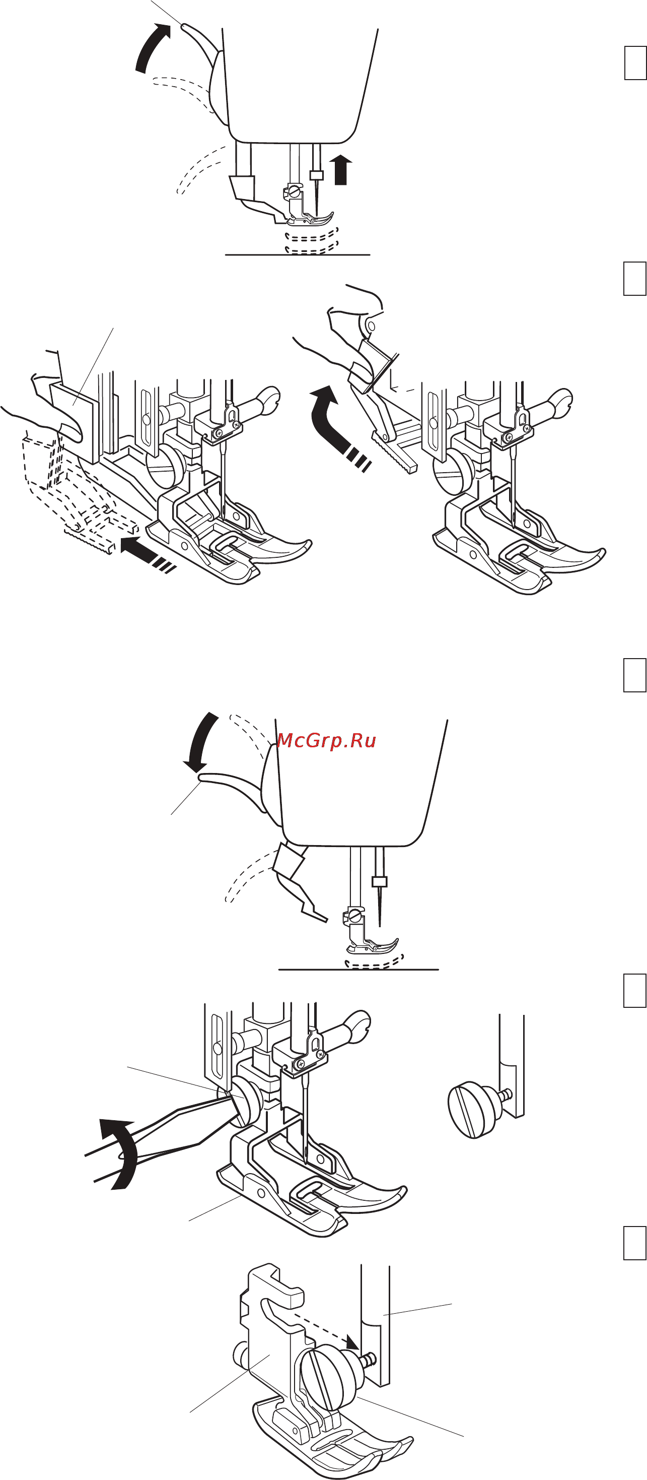 Janome Memory Craft 6600 [18/79] Как отключить устройство двойной подачи ткани