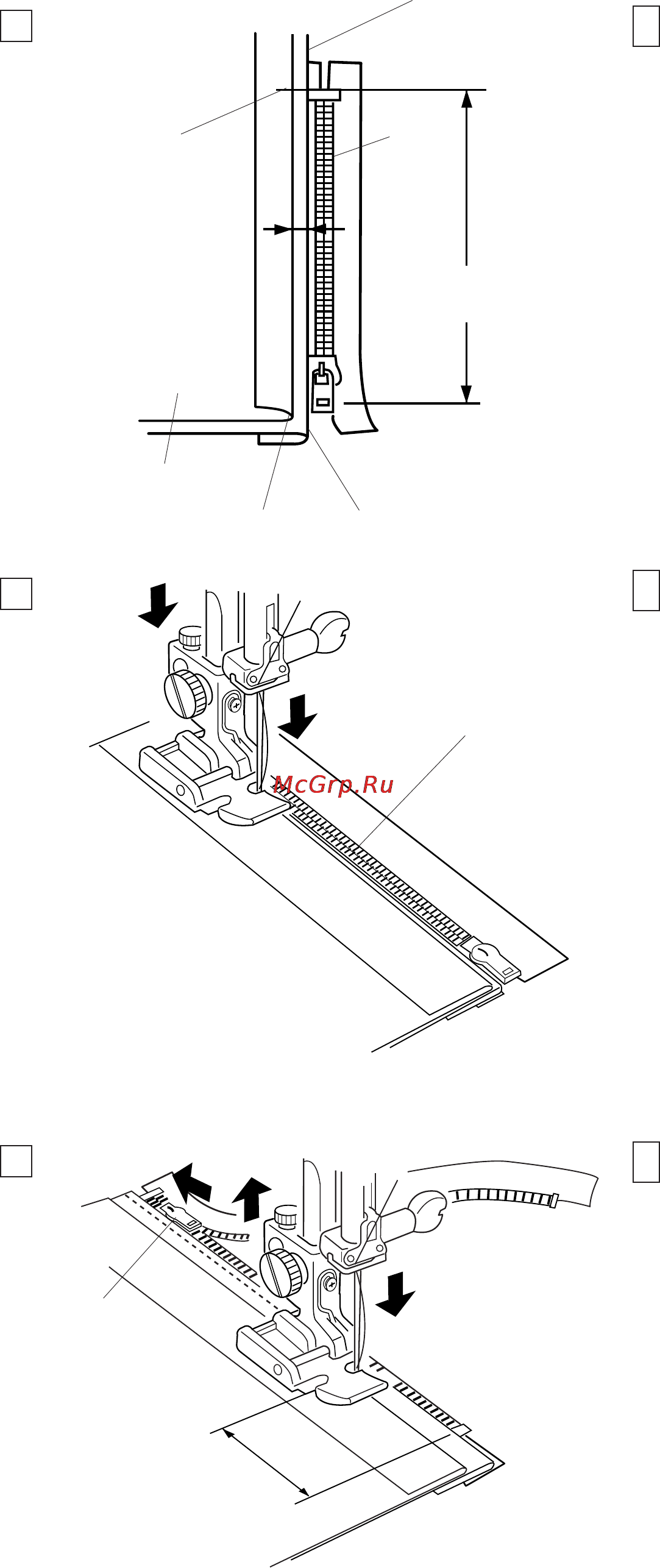 Janome Memory Craft 6600 [38/79] Пришивание