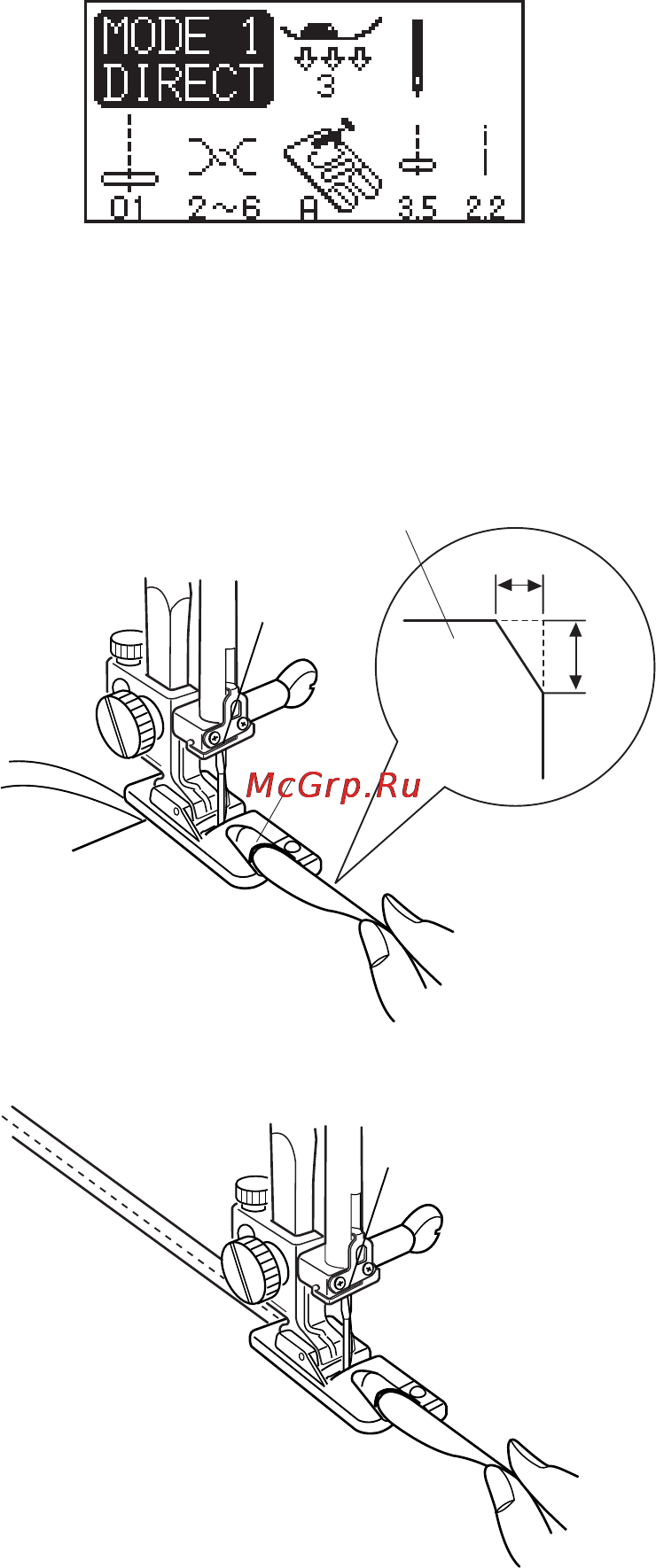 Janome Memory Craft 6600 [40/79] Роликовый шов