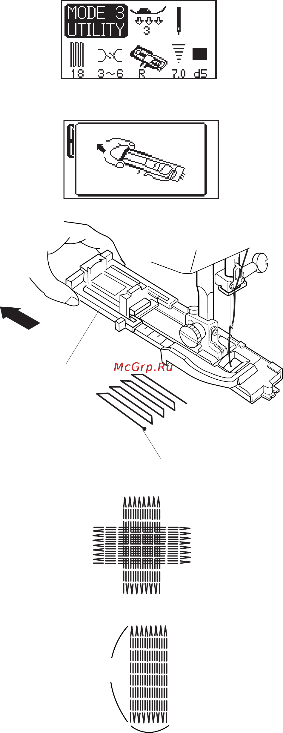 Janome Memory Craft 6600 [55/79] Штопка