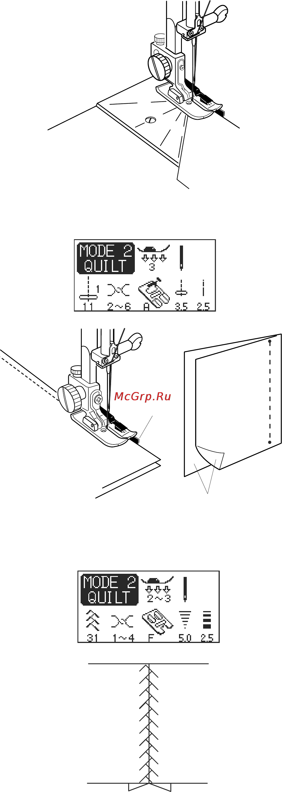 Janome MC 6500 P [37/77] И квилтинг