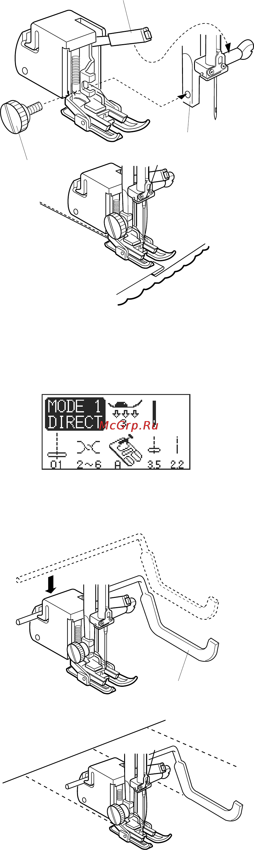 Janome MC 6500 P [38/77] Квилтинг