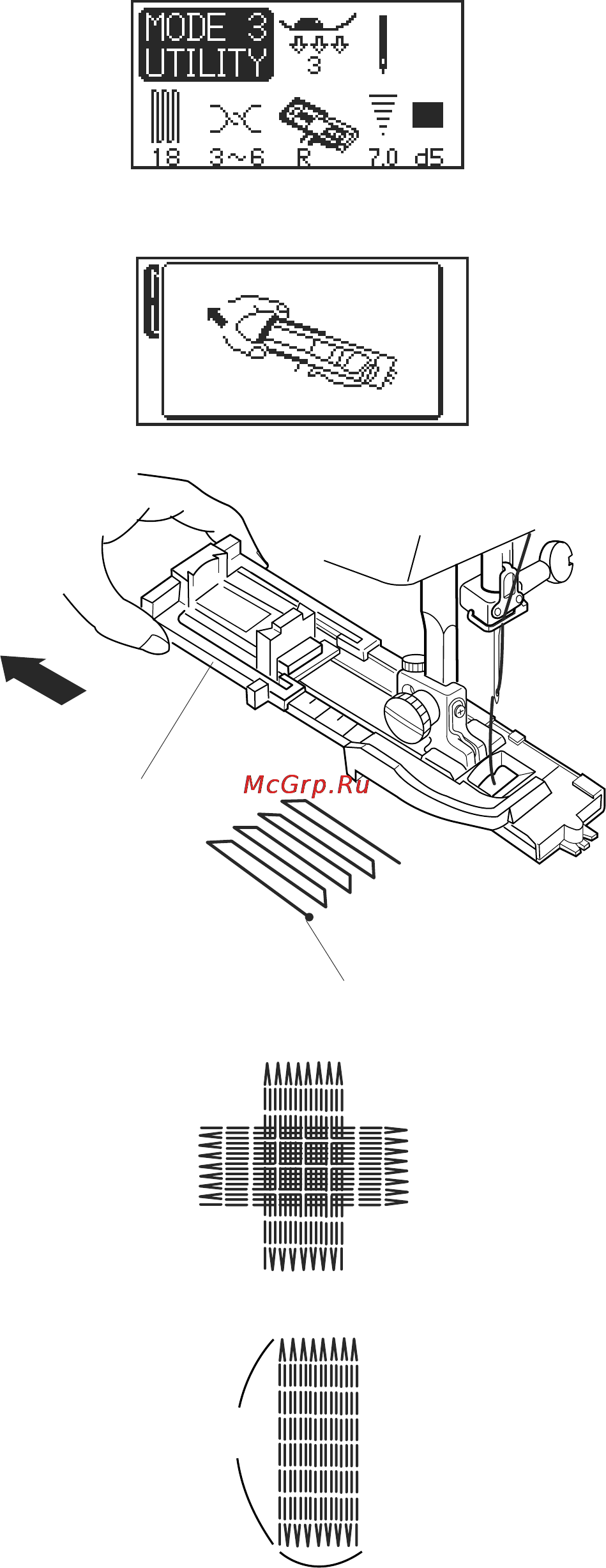 Janome Memory Craft 6500 [51/77] Штопка