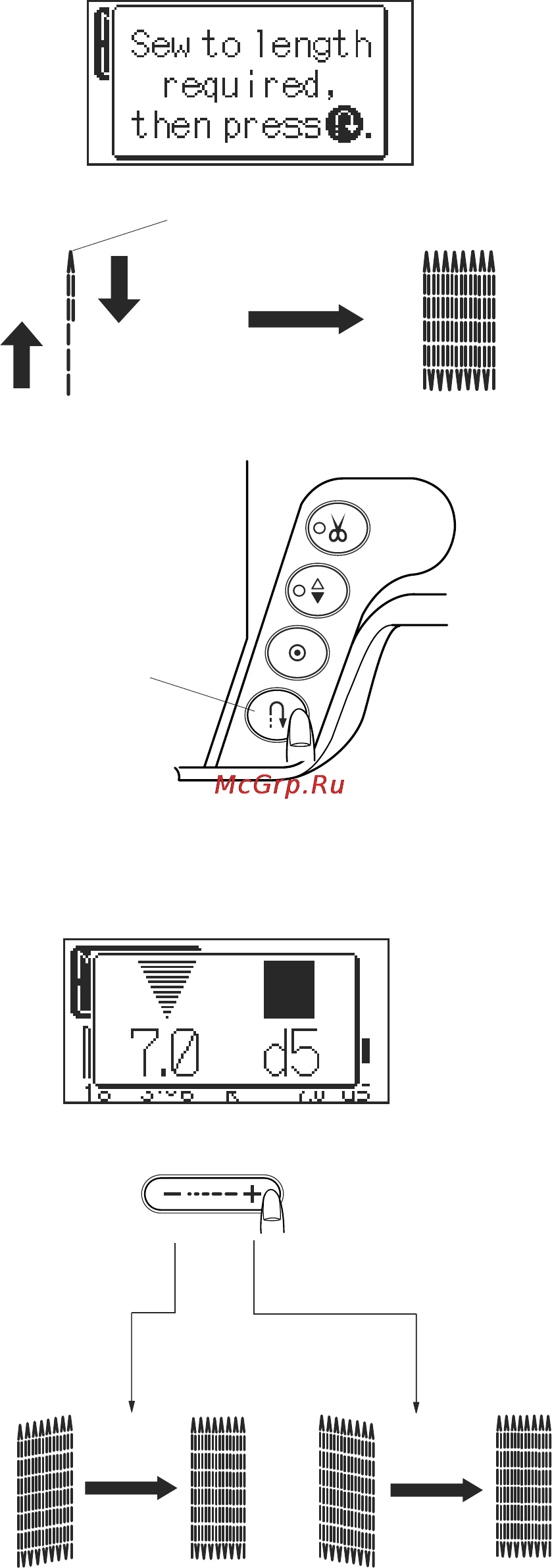 Janome MC 6500 P [52/77] Пгт