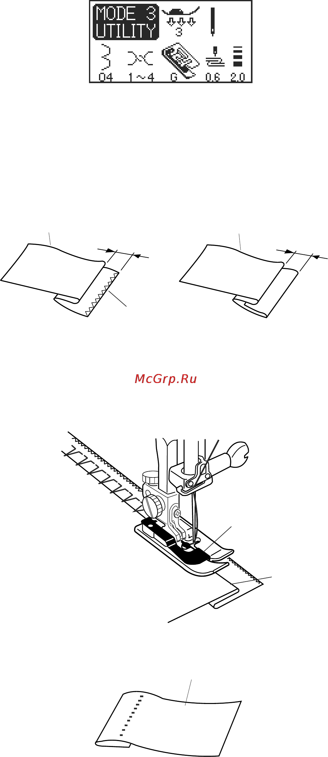 Janome Memory Craft 6500 [55/77] Потайная строчка