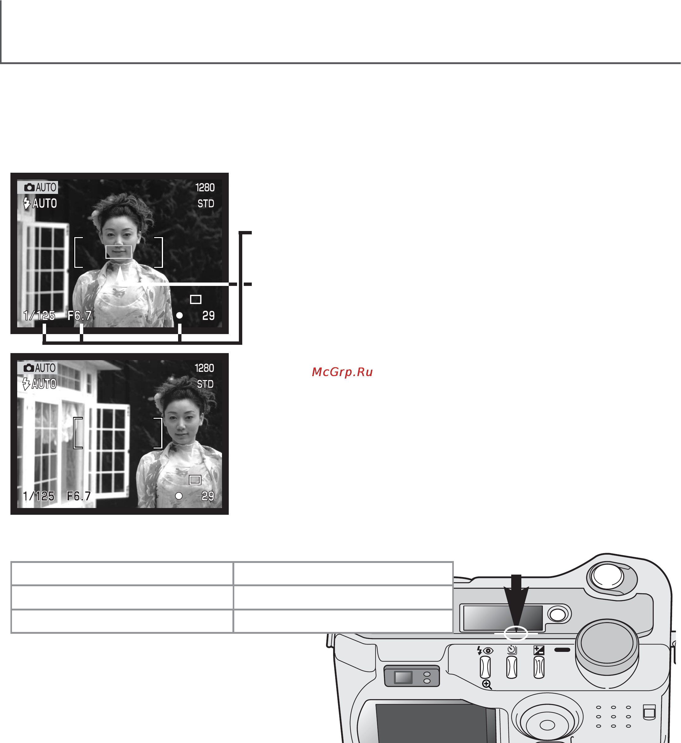 Minolta Dimage S414 [24/116] Автоматический режим записи