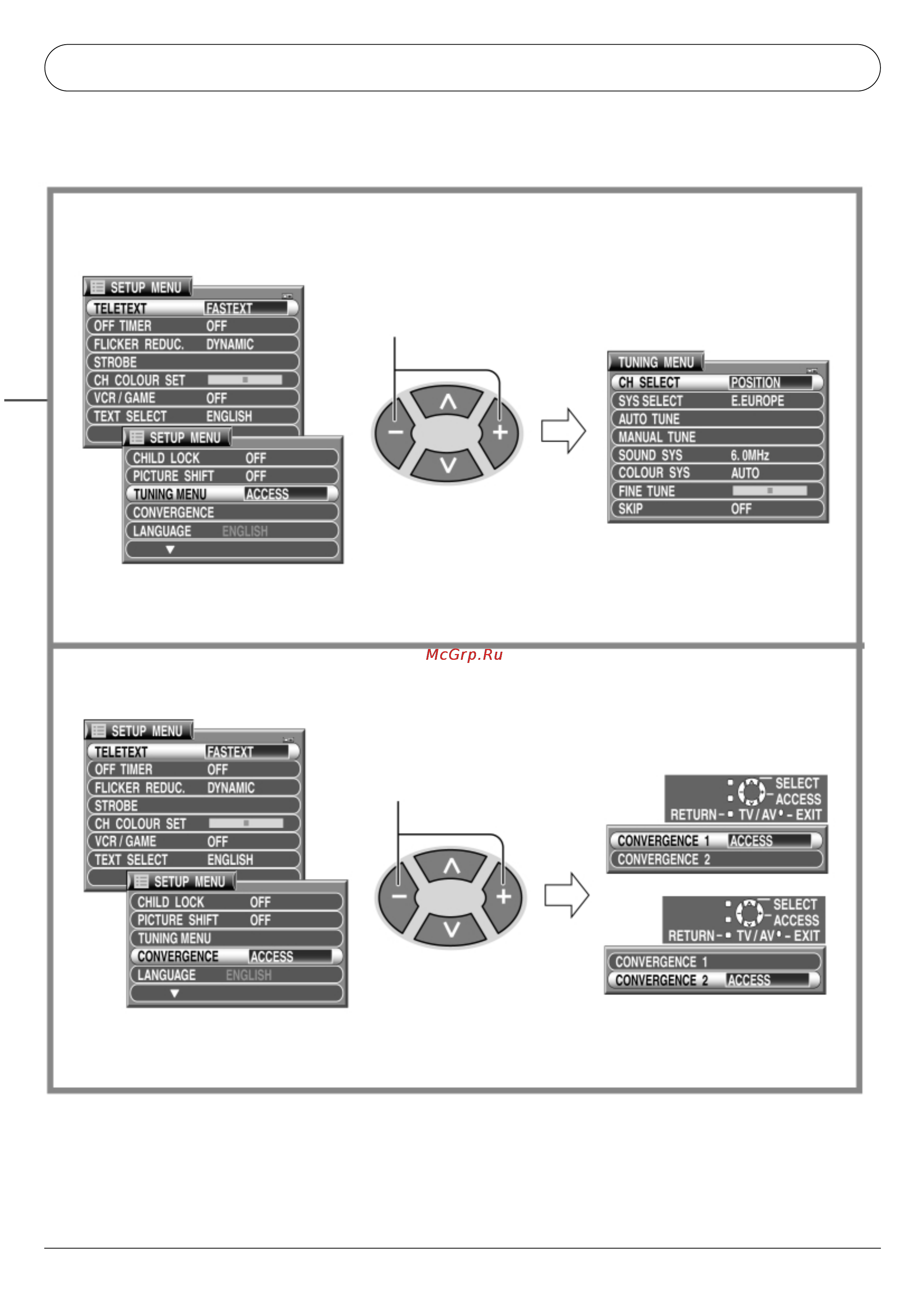 Panasonic TX-43P250H [17/44] Вызов экранного меню с пульта ду