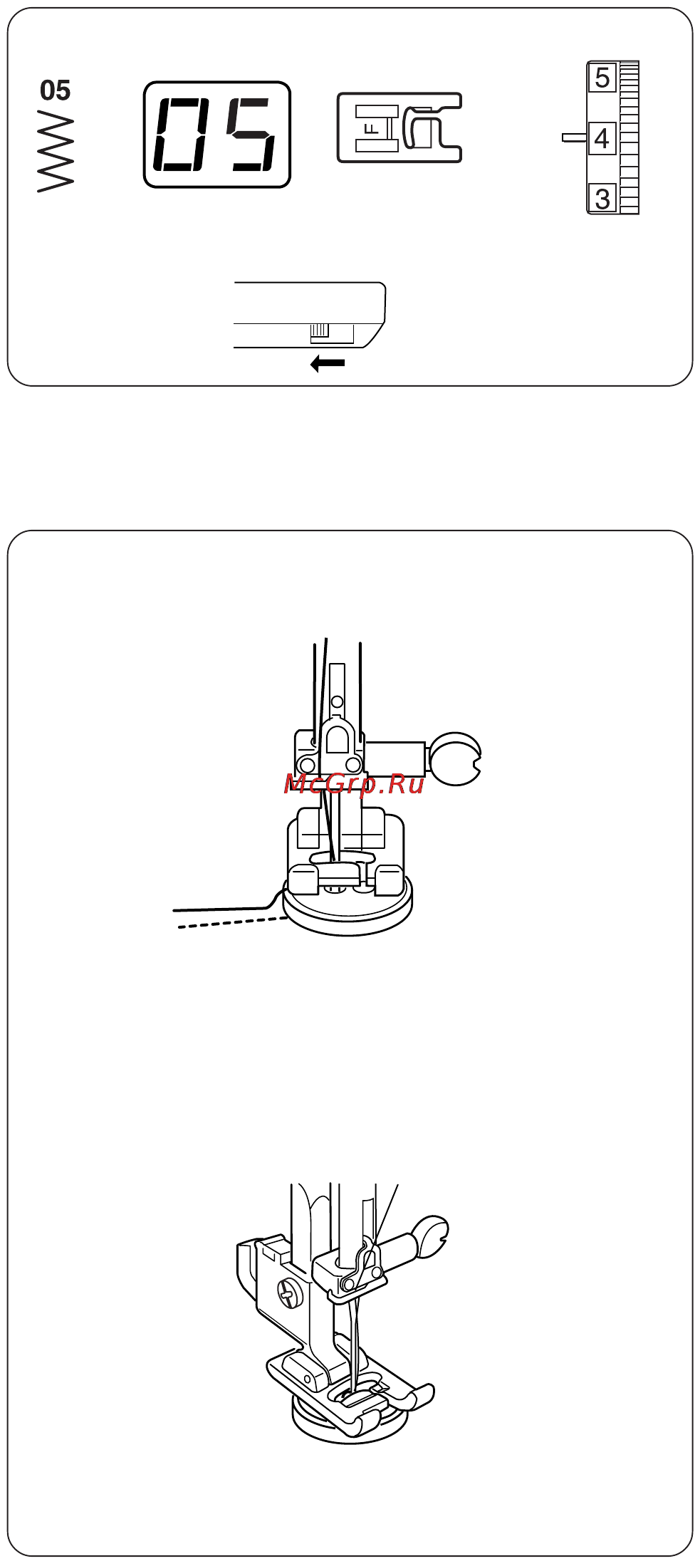 Janome JP 760 [33/45] Пришивание пуговиц