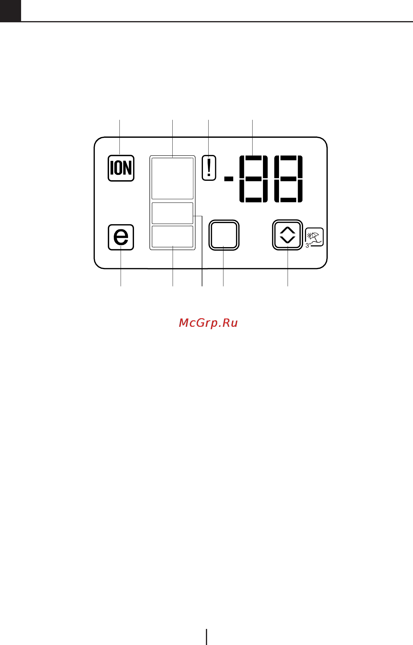 Beko CN 151720 DX [12/58] Indicator panel