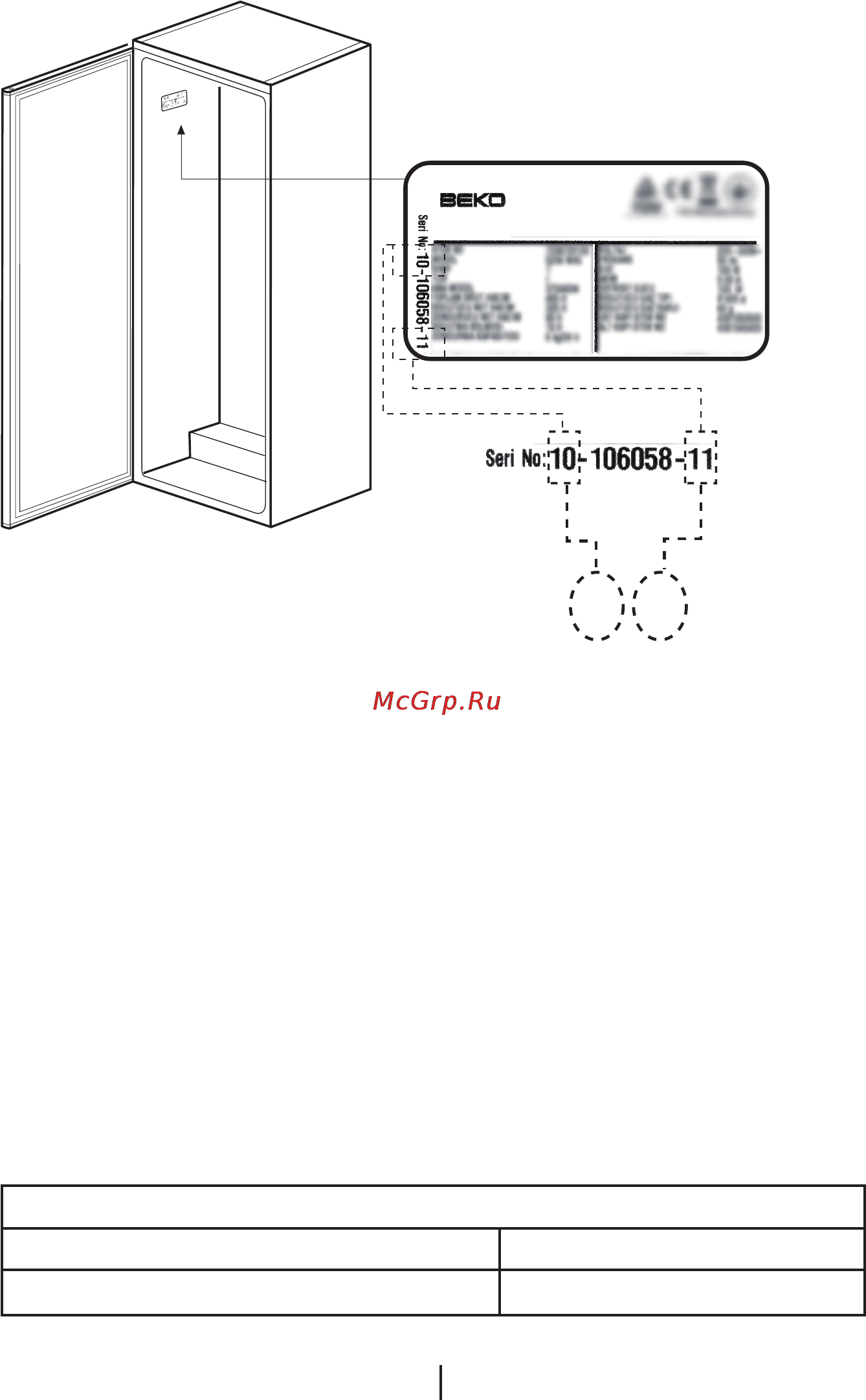 Beko CN 151720 DX [8/58] 10 11 xx