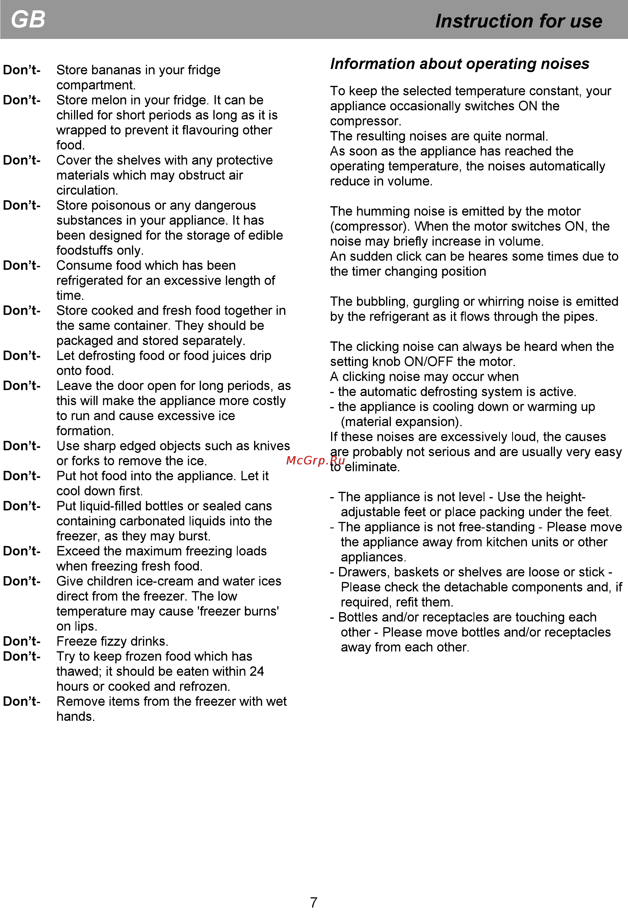 Beko CN 327120 [13/36] Instruction for use