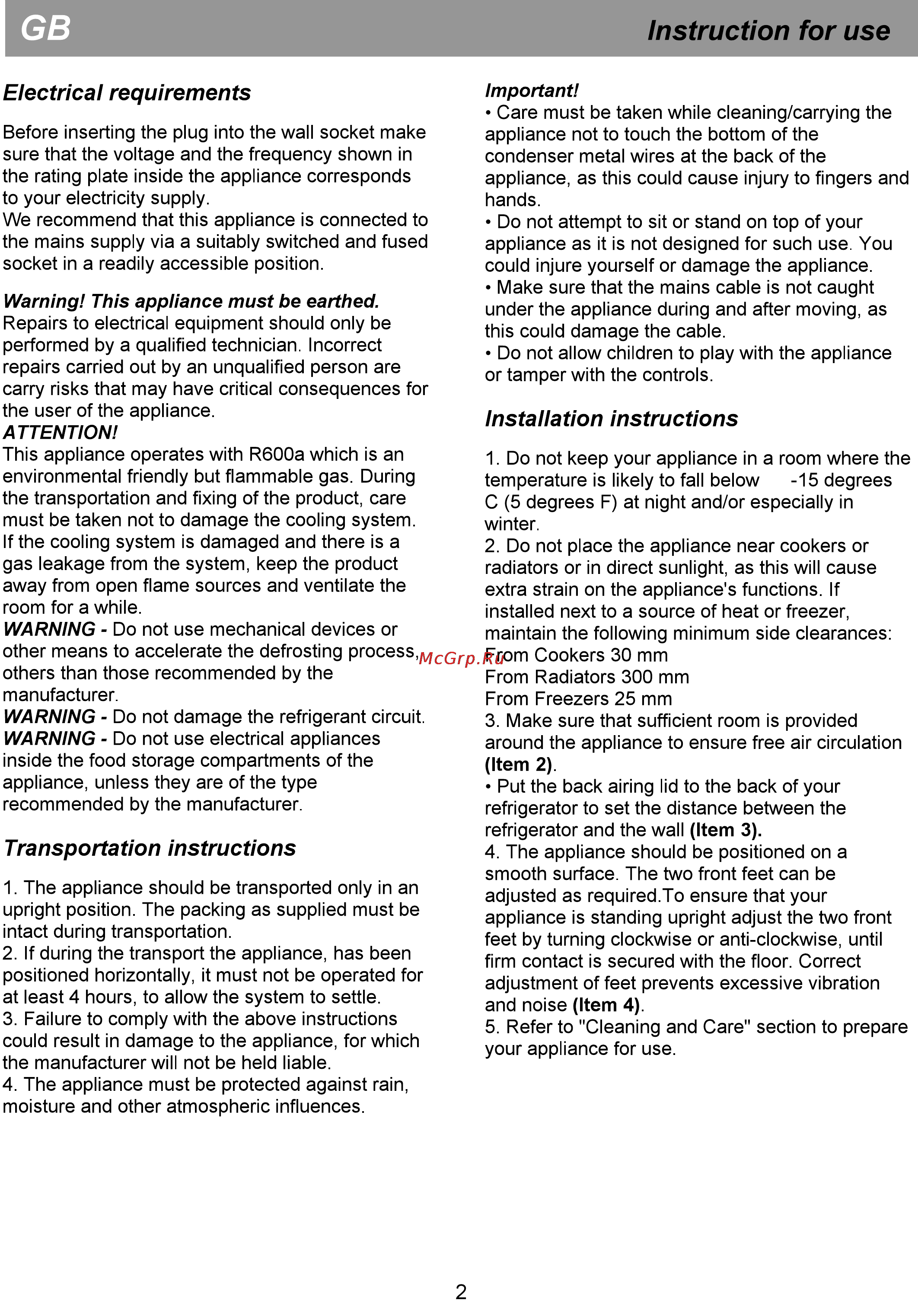 Beko CN 327120 [8/36] Instruction for use