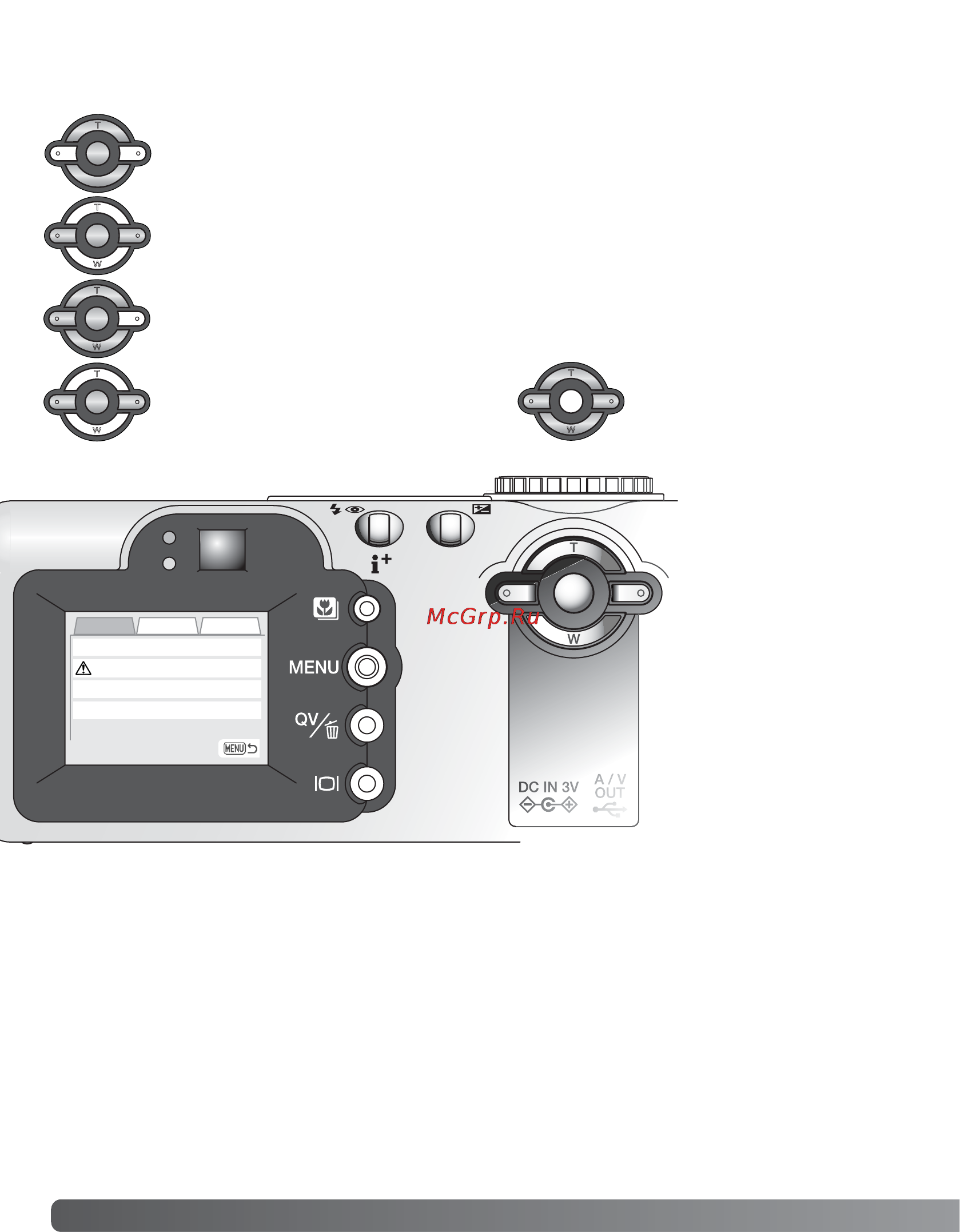 Minolta Dimage F300 [96/128] Навигация по меню режима установок